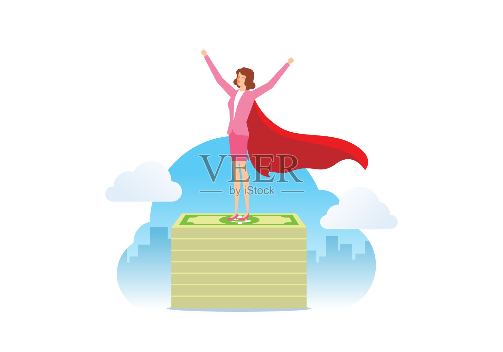 成功插画图片素材