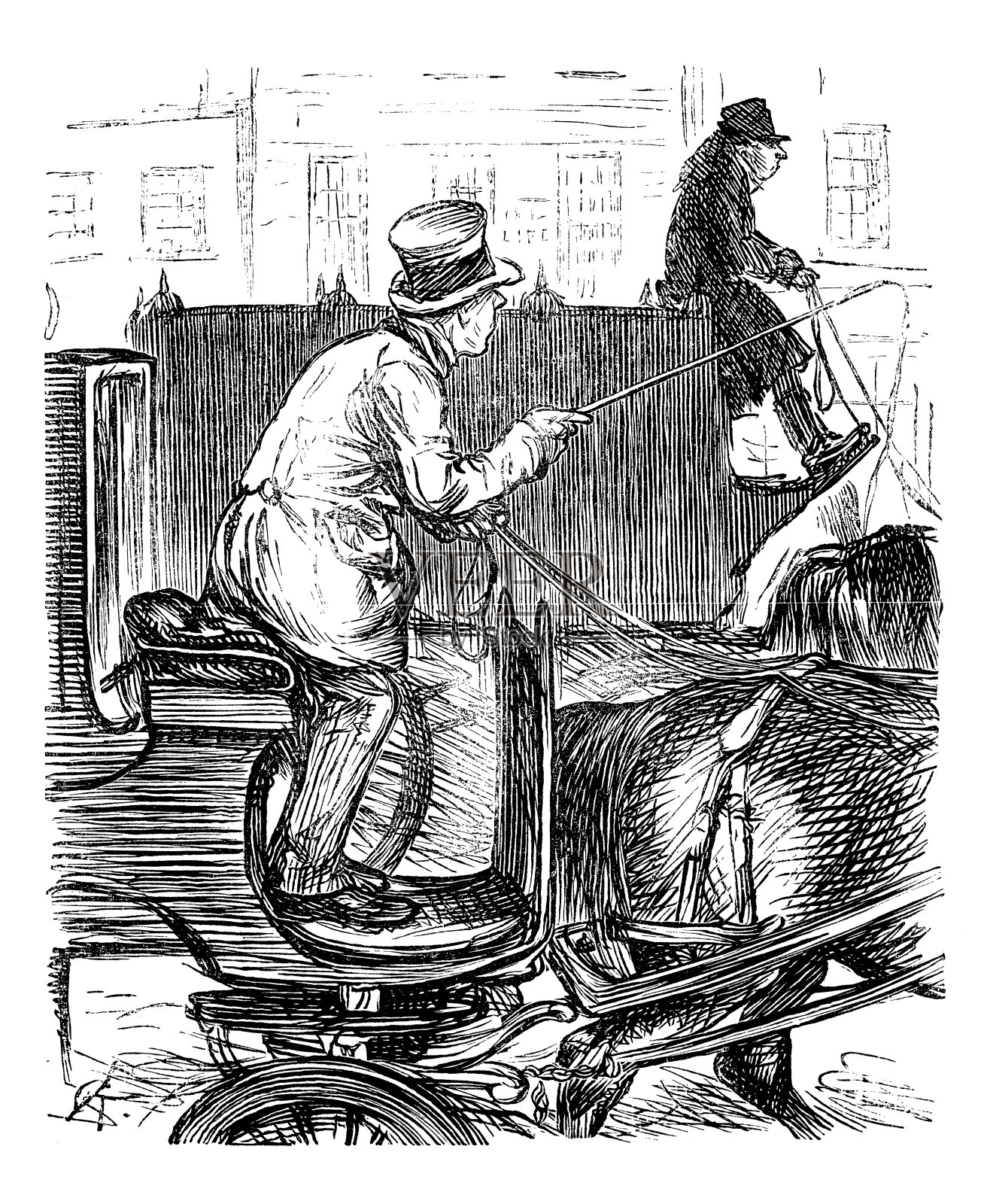 英国讽刺漫画插画图片素材