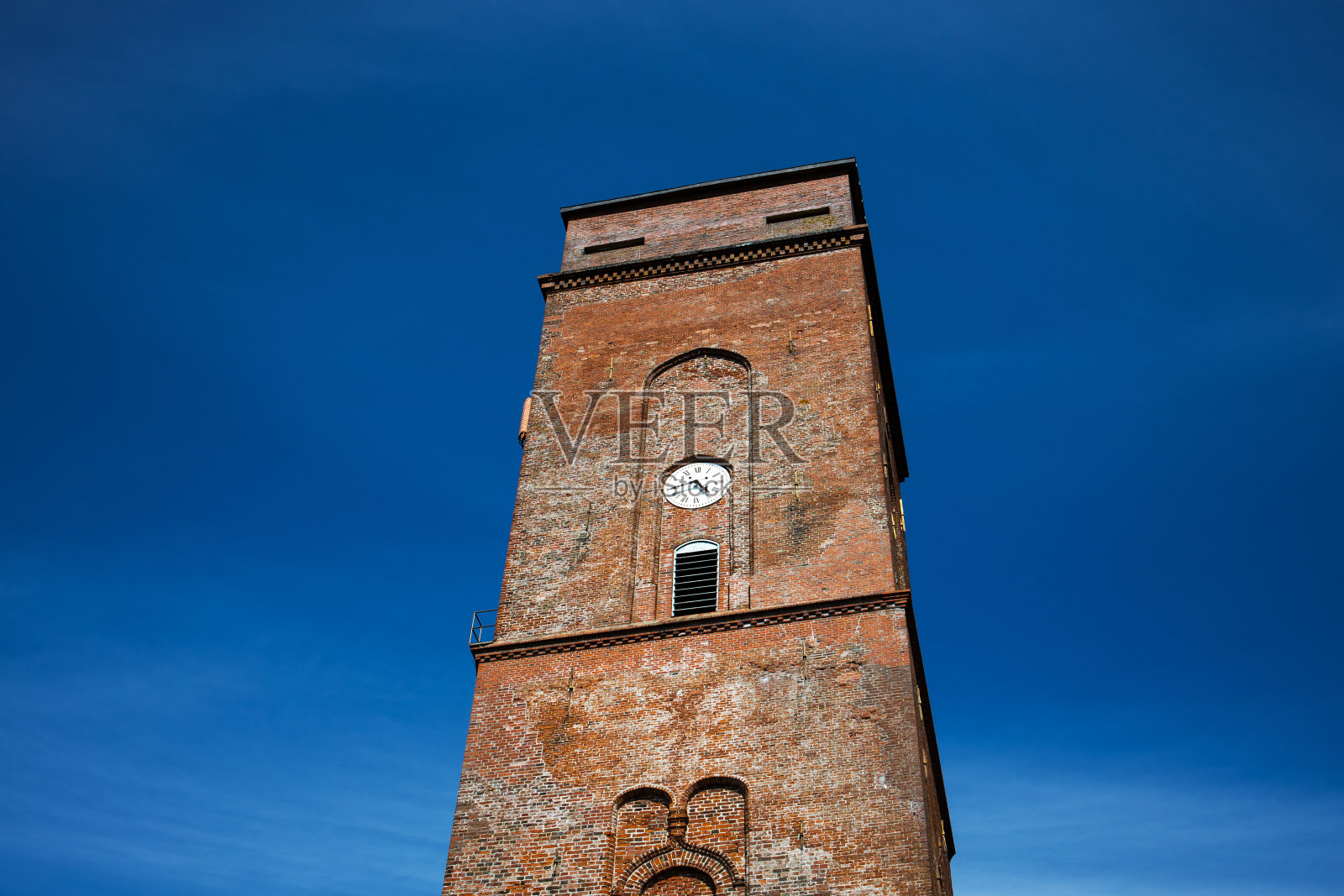 德国博尔库姆岛上的老灯塔照片摄影图片