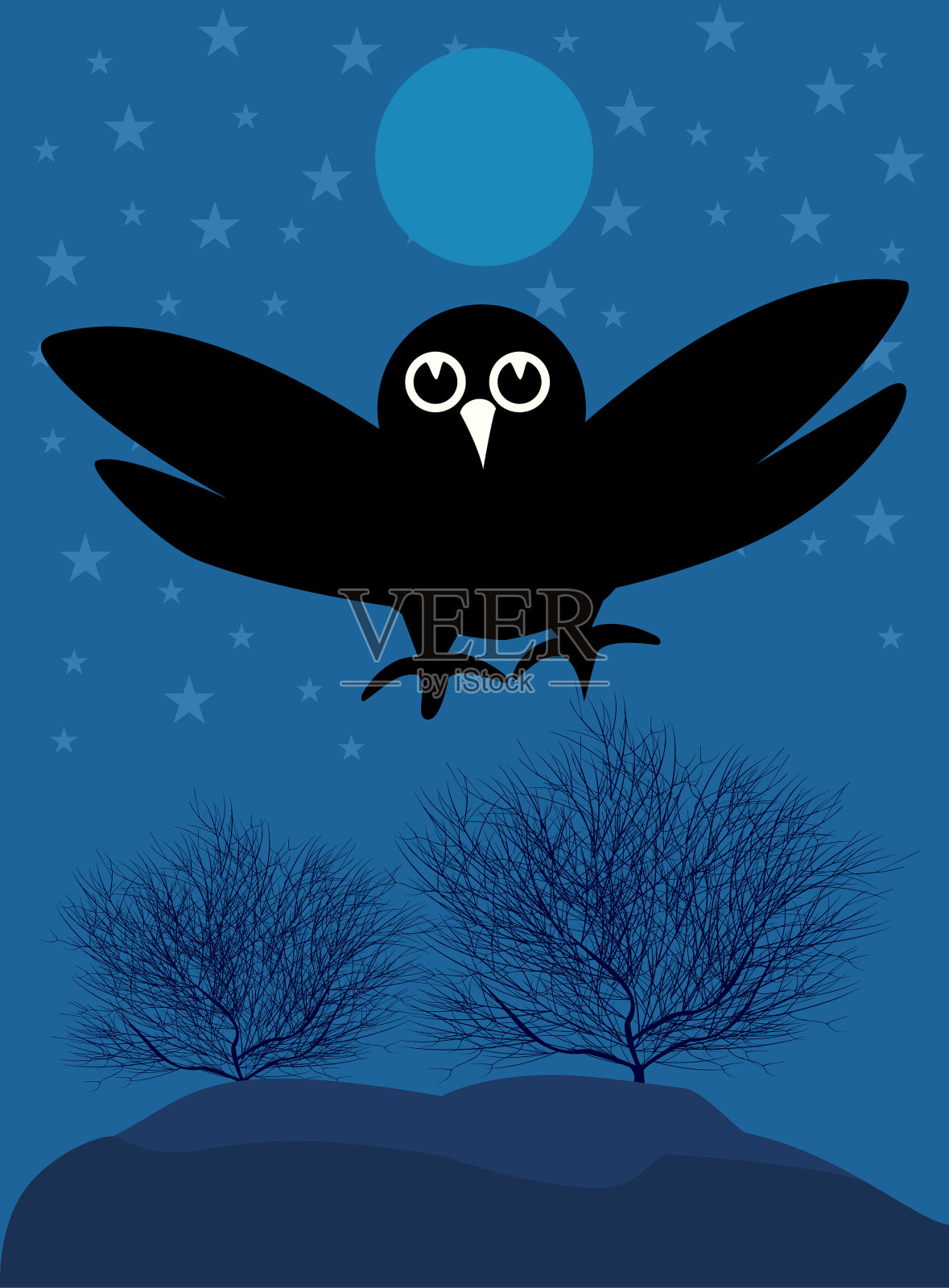 猫头鹰,插画图片素材