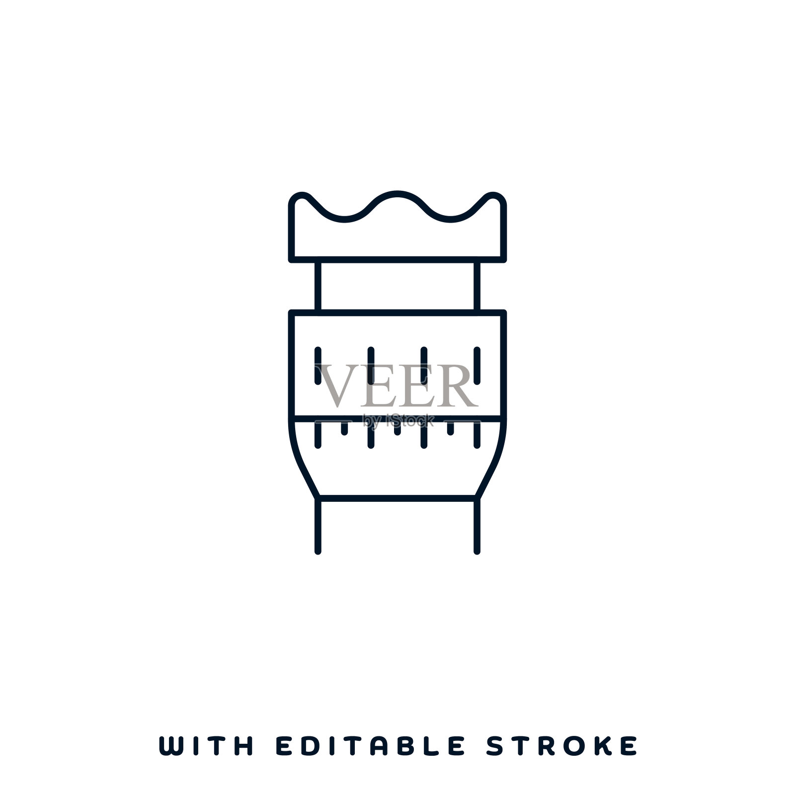 多镜头相机矢量图标设计插画图片素材