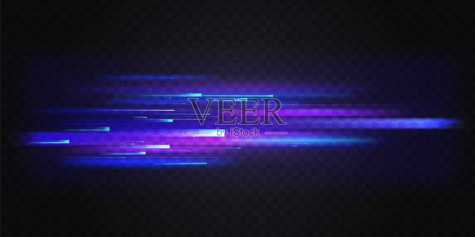 霓虹蓝光快速运动速度线运动插画图片素材