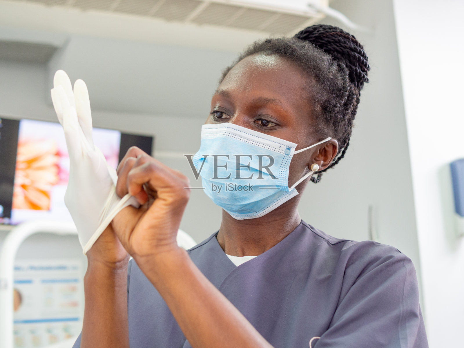 牙医准备工作照片摄影图片