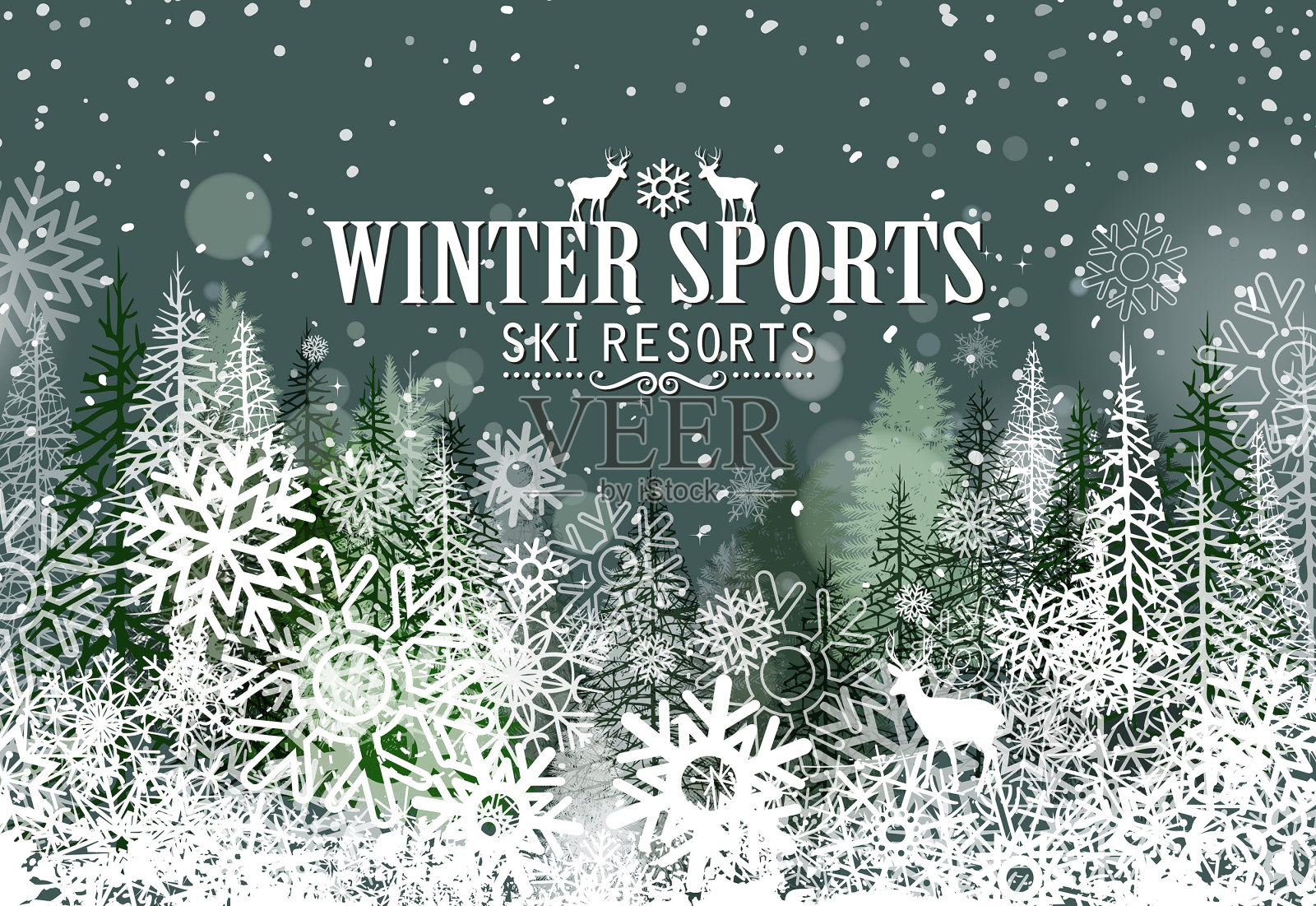 寒冷的季节插画图片素材