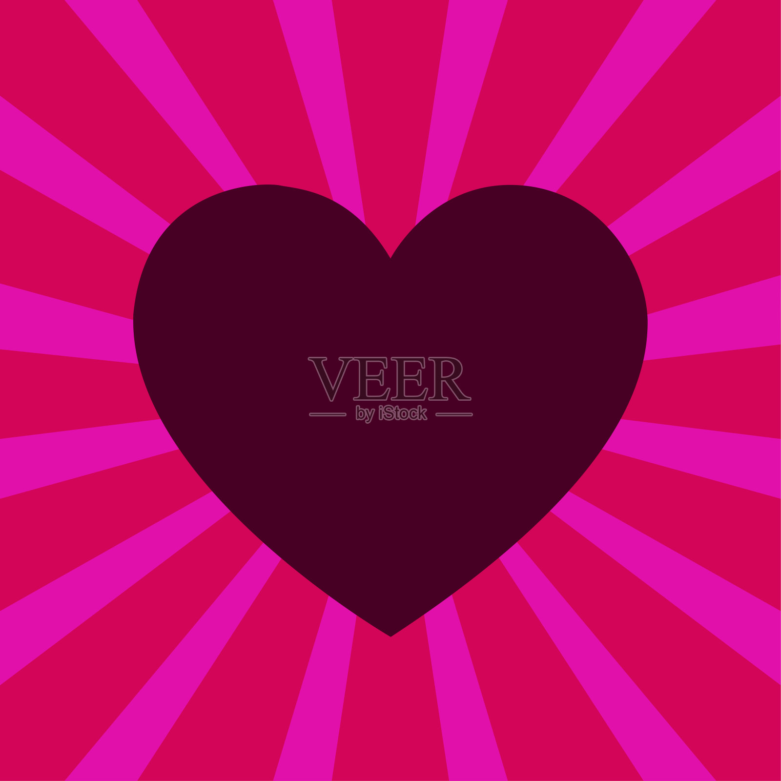 心形模板插画图片素材