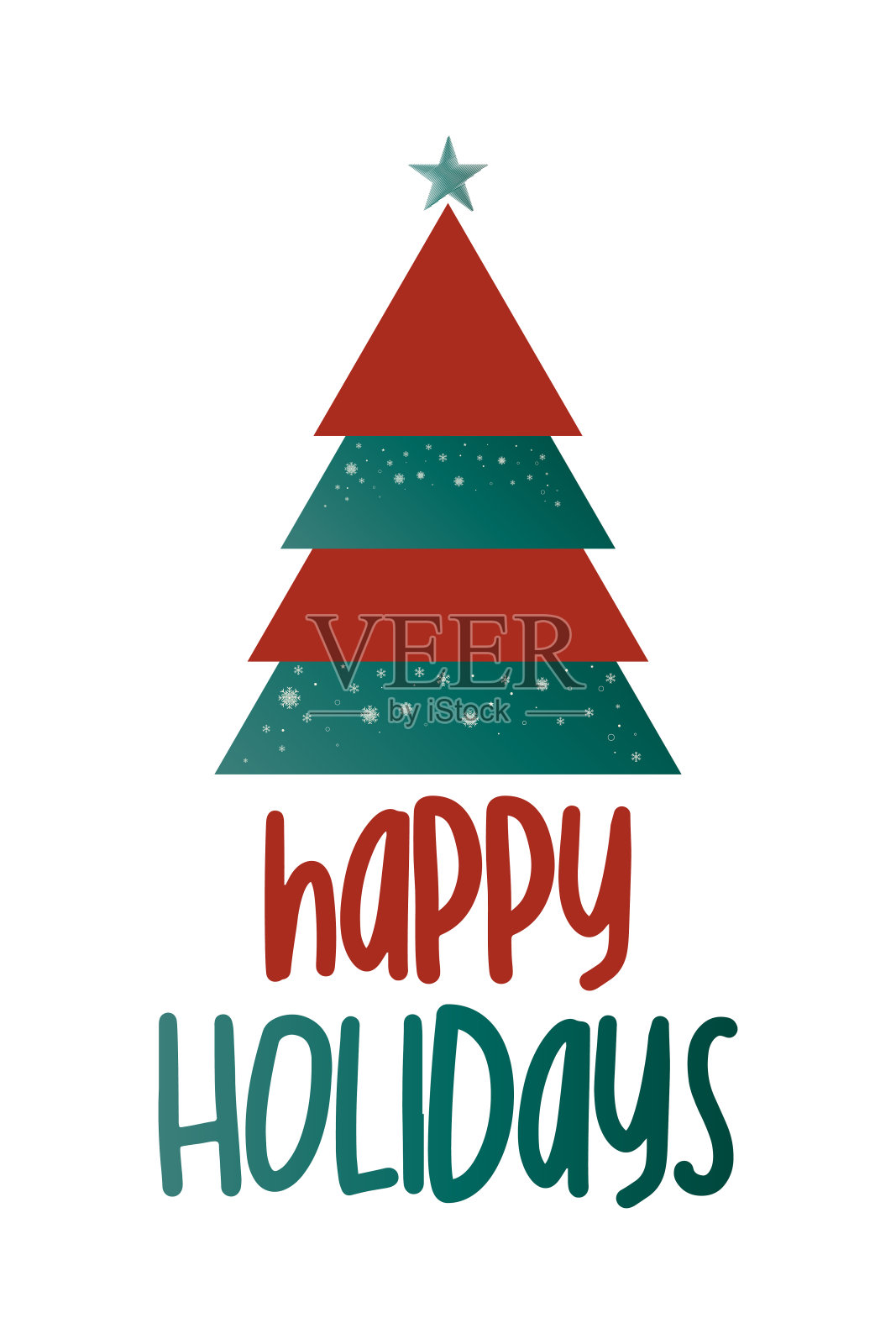 新年快乐。抽象圣诞矢量插图。节日快乐设计，为贺卡，徽章，请柬，日历等矢量股票插图插画图片素材