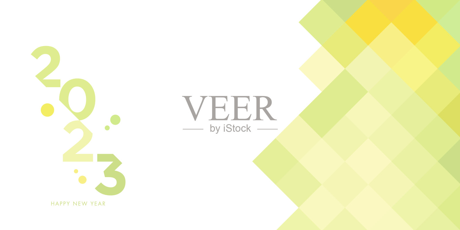 2023. 新年快乐。抽象数字矢量插图。节日设计为贺卡，徽章，邀请，日历等矢量股票插图插画图片素材