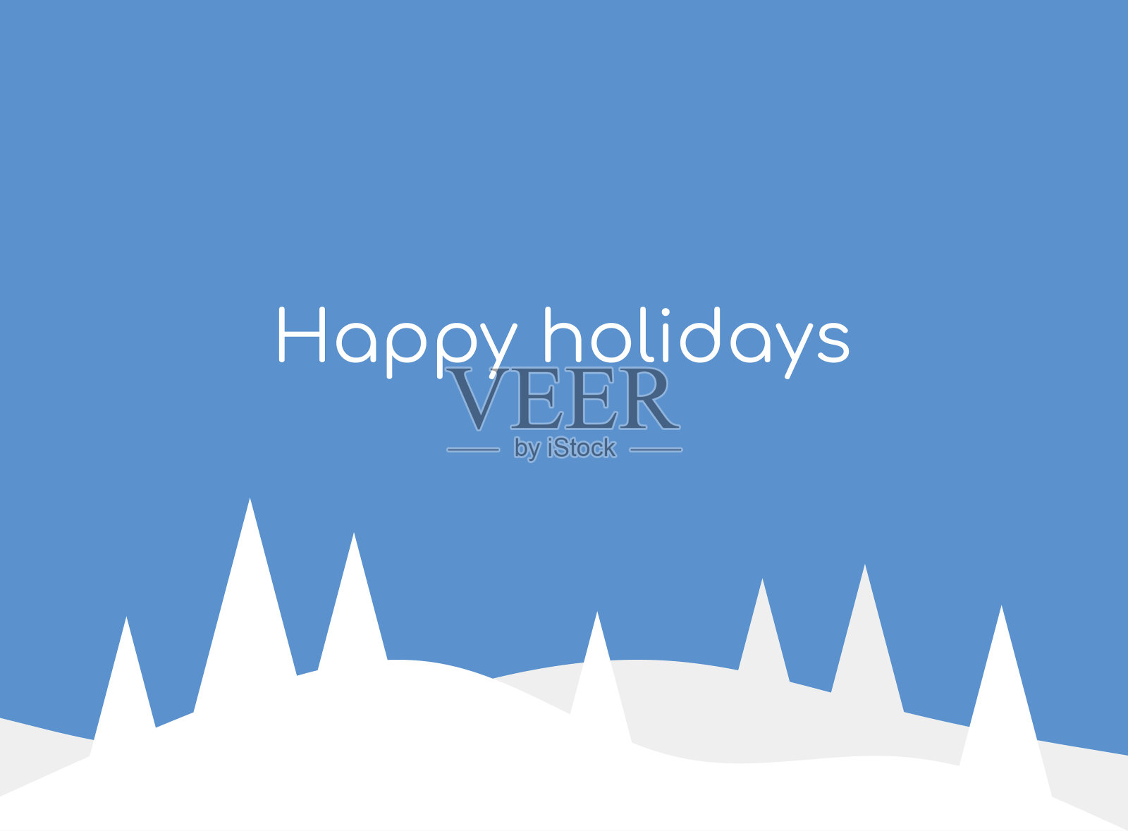 圣诞假期设计插画图片素材