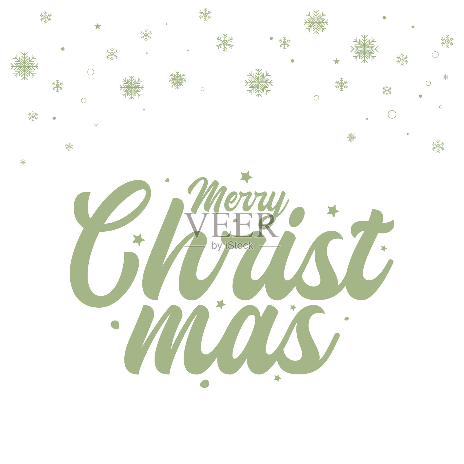 圣诞字母矢量插画快乐。节日设计为贺卡，徽章，邀请，日历等矢量股票插图插画图片素材