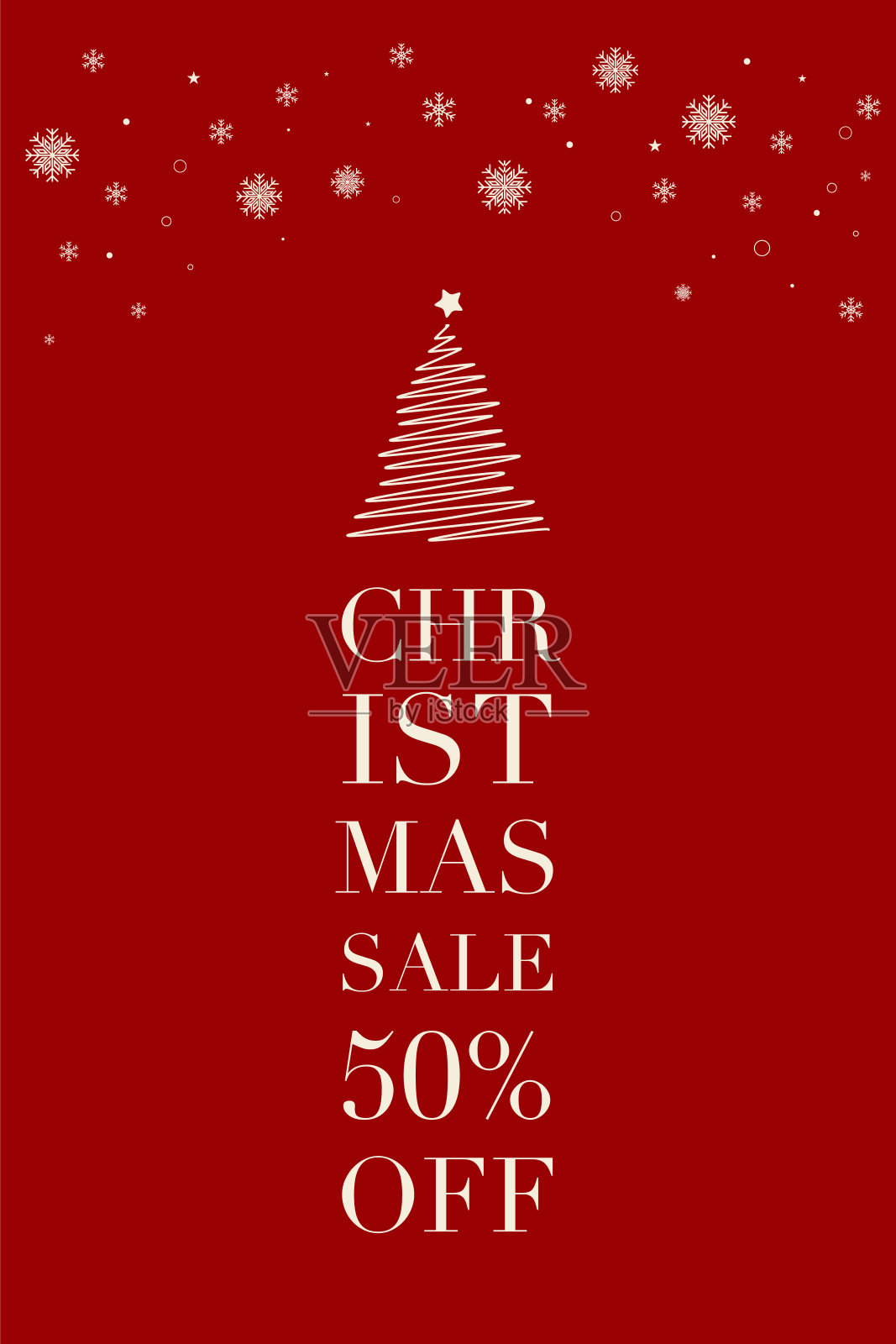 圣诞字母矢量插画快乐。节日设计为贺卡，徽章，邀请，日历等矢量股票插图插画图片素材