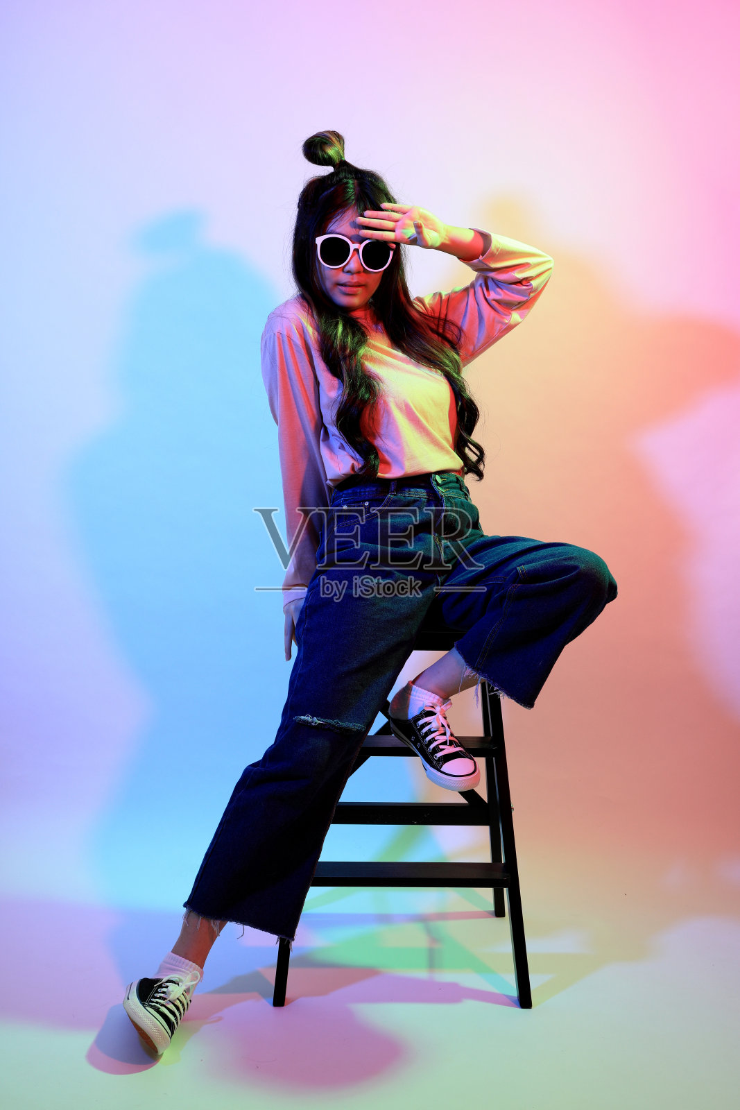 凝胶光摄影照片摄影图片