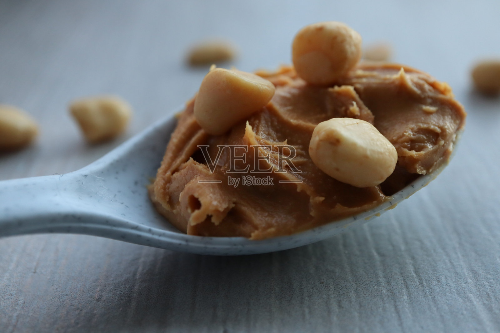 一勺花生酱照片摄影图片