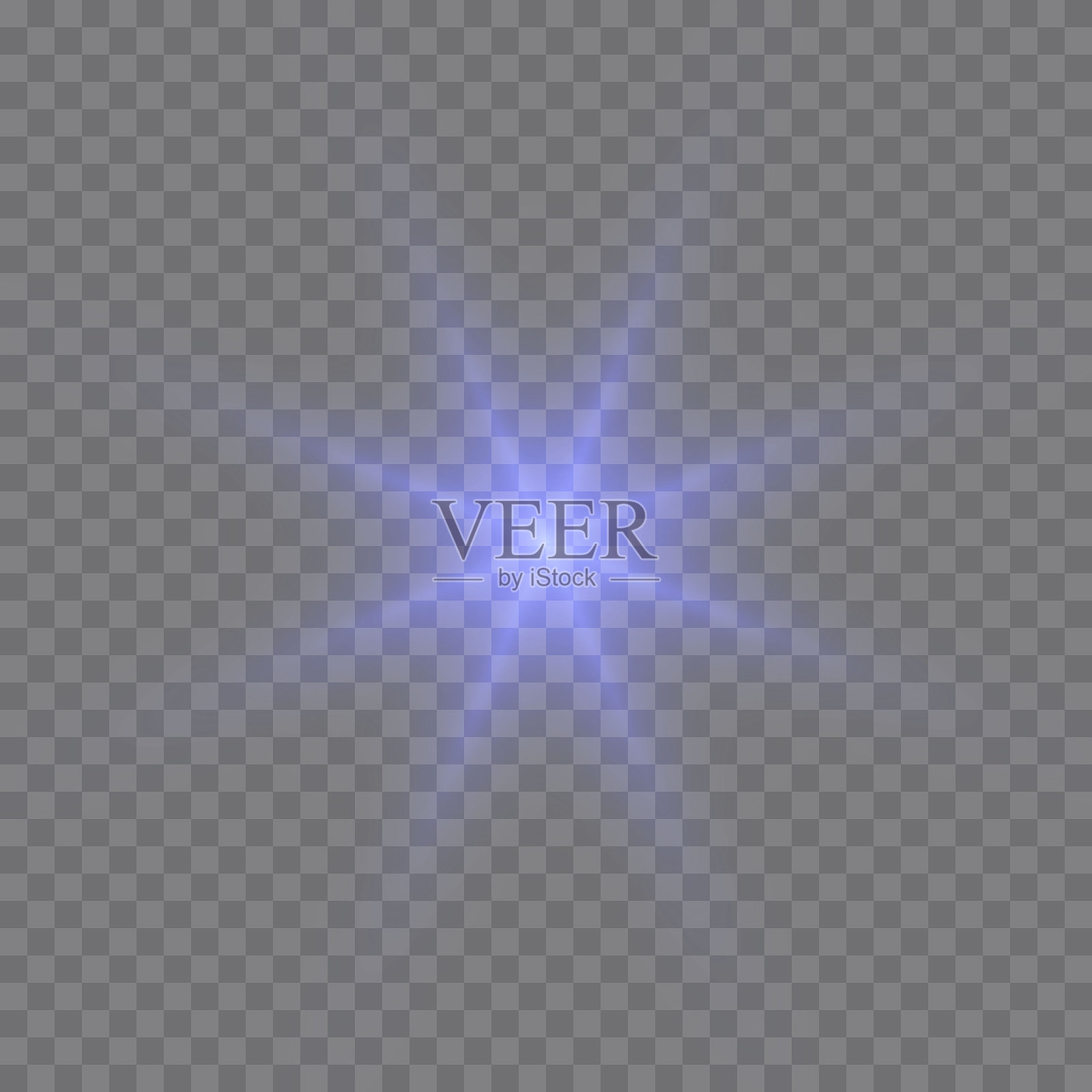 矢量透明太阳光专用透镜光晕光效。前镜头太阳耀斑。插画图片素材