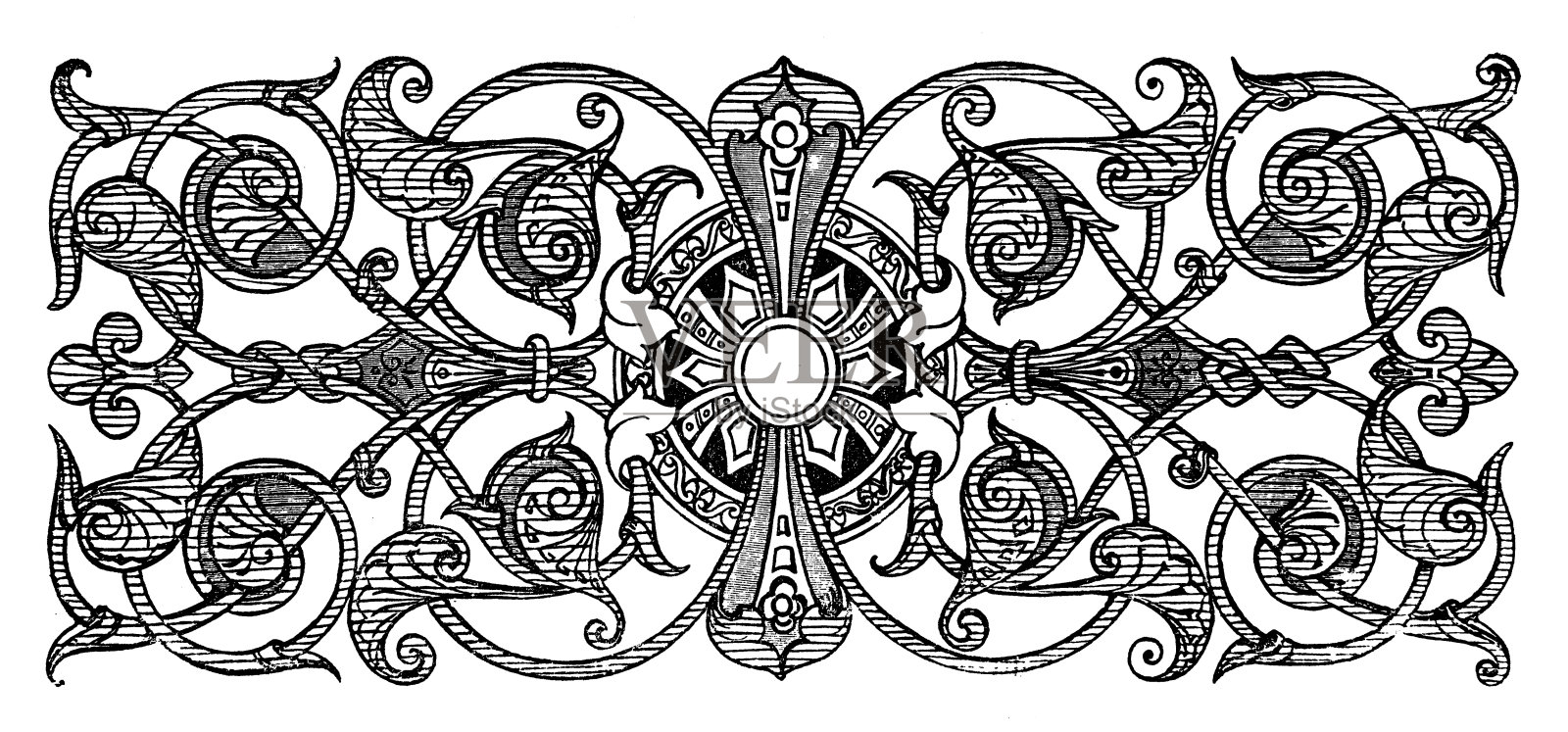 的页面装饰插画图片素材