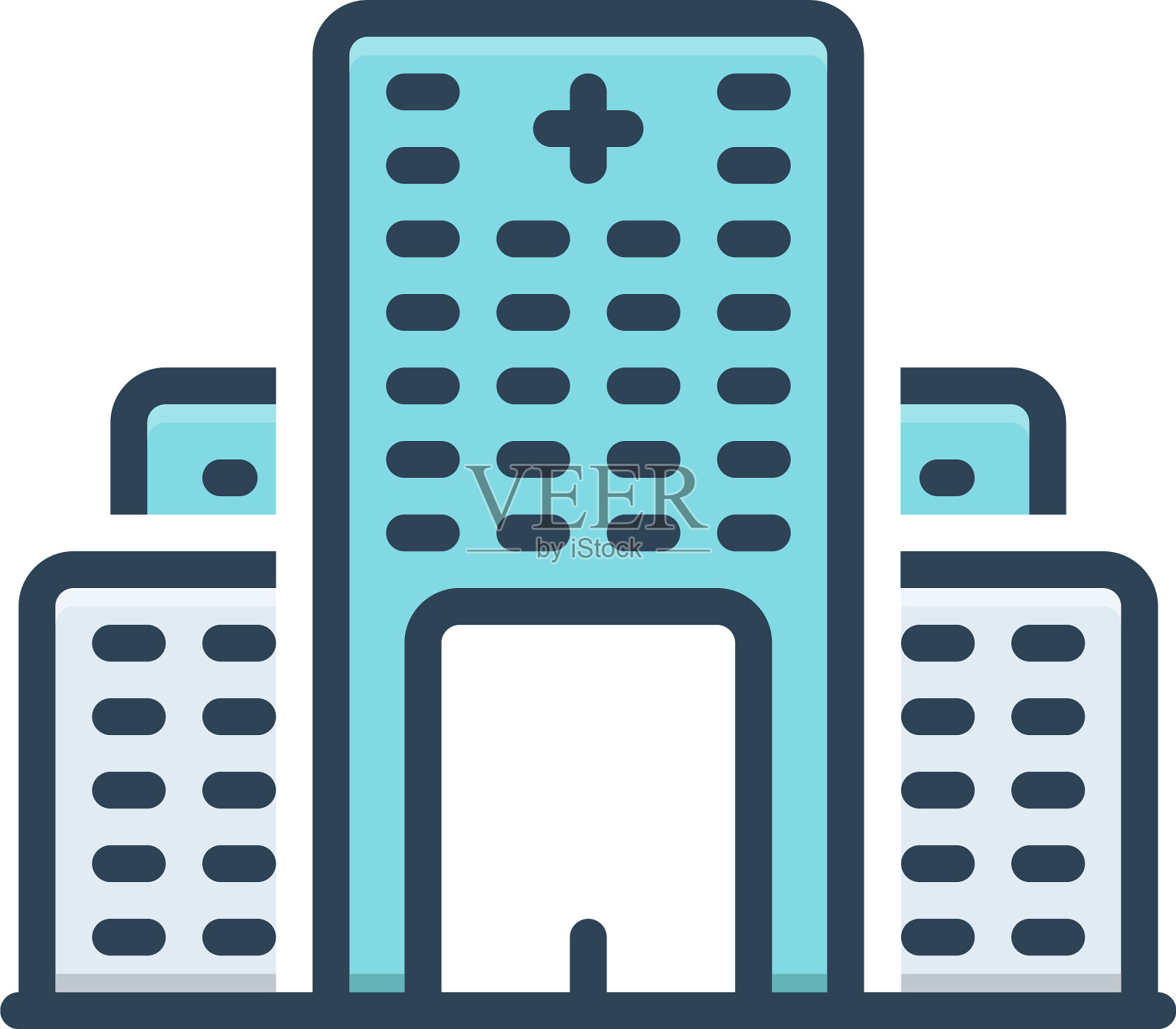 医院插画图片素材