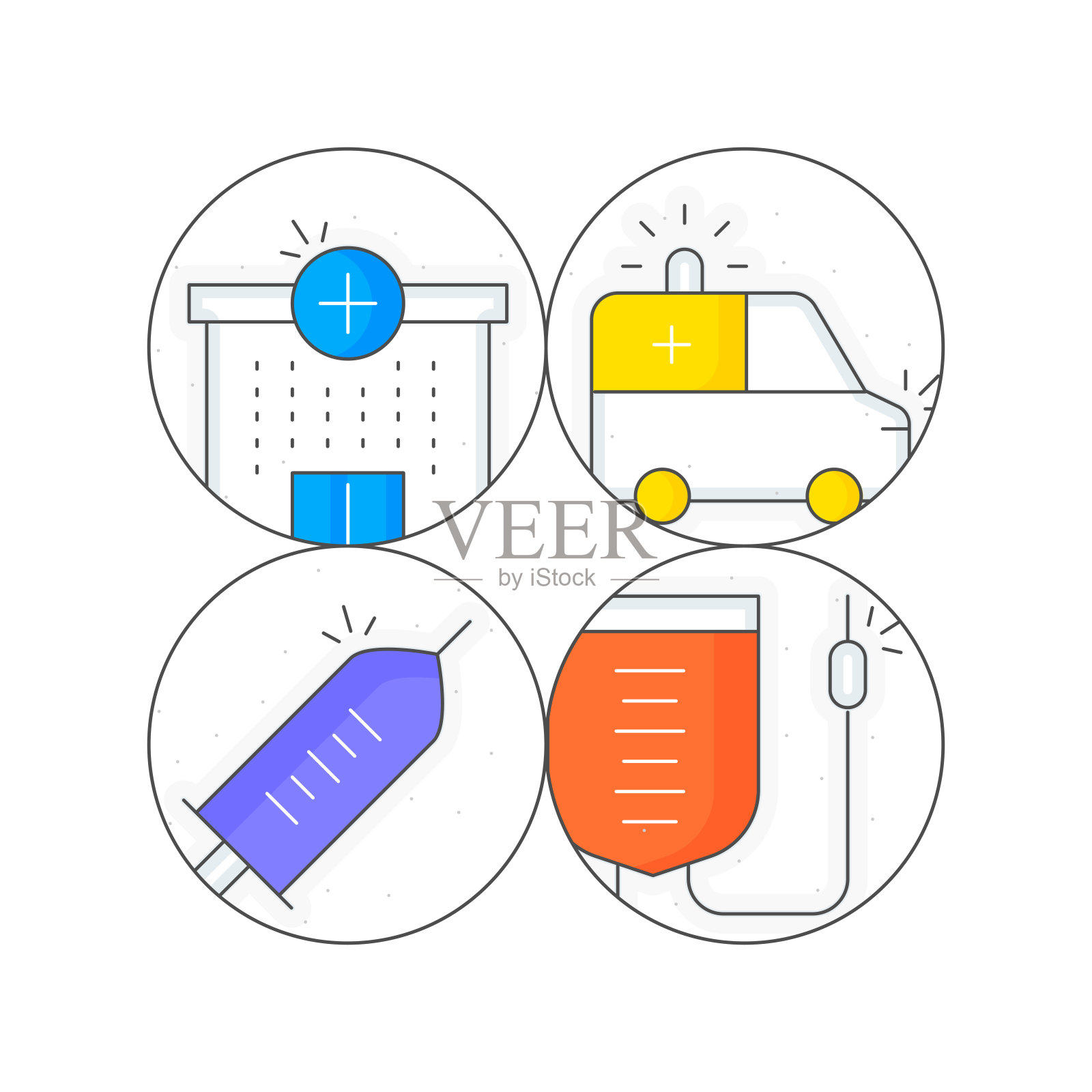 医学的图标插画图片素材