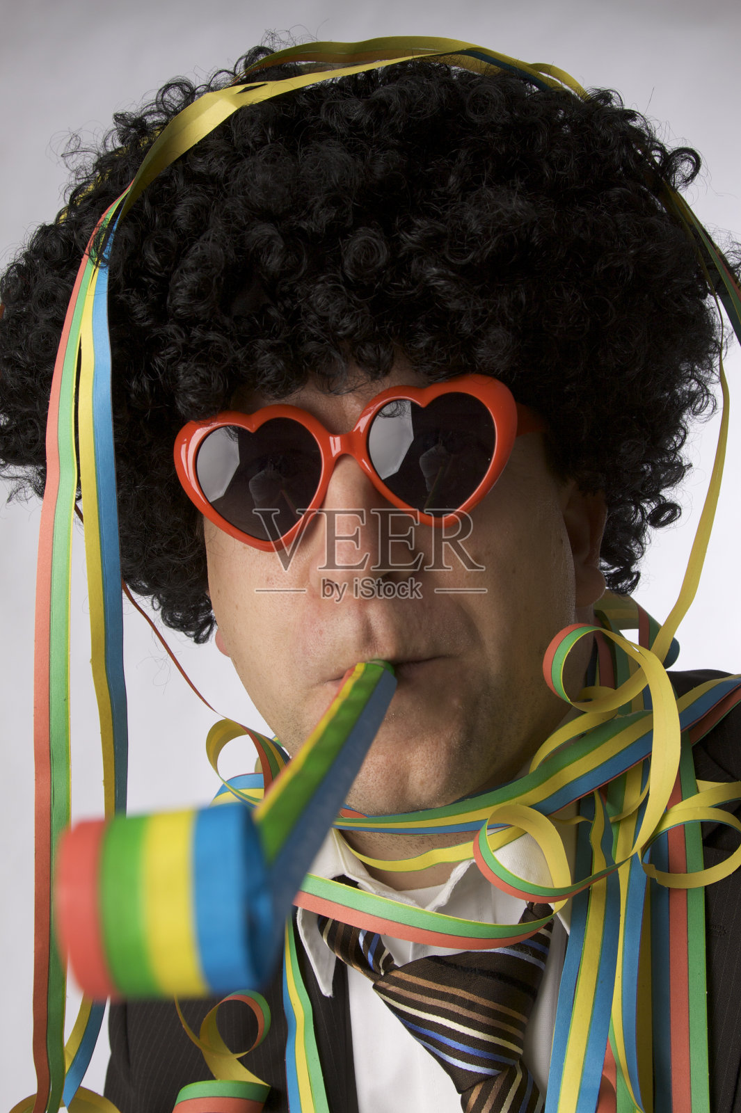 商人开玩笑照片摄影图片