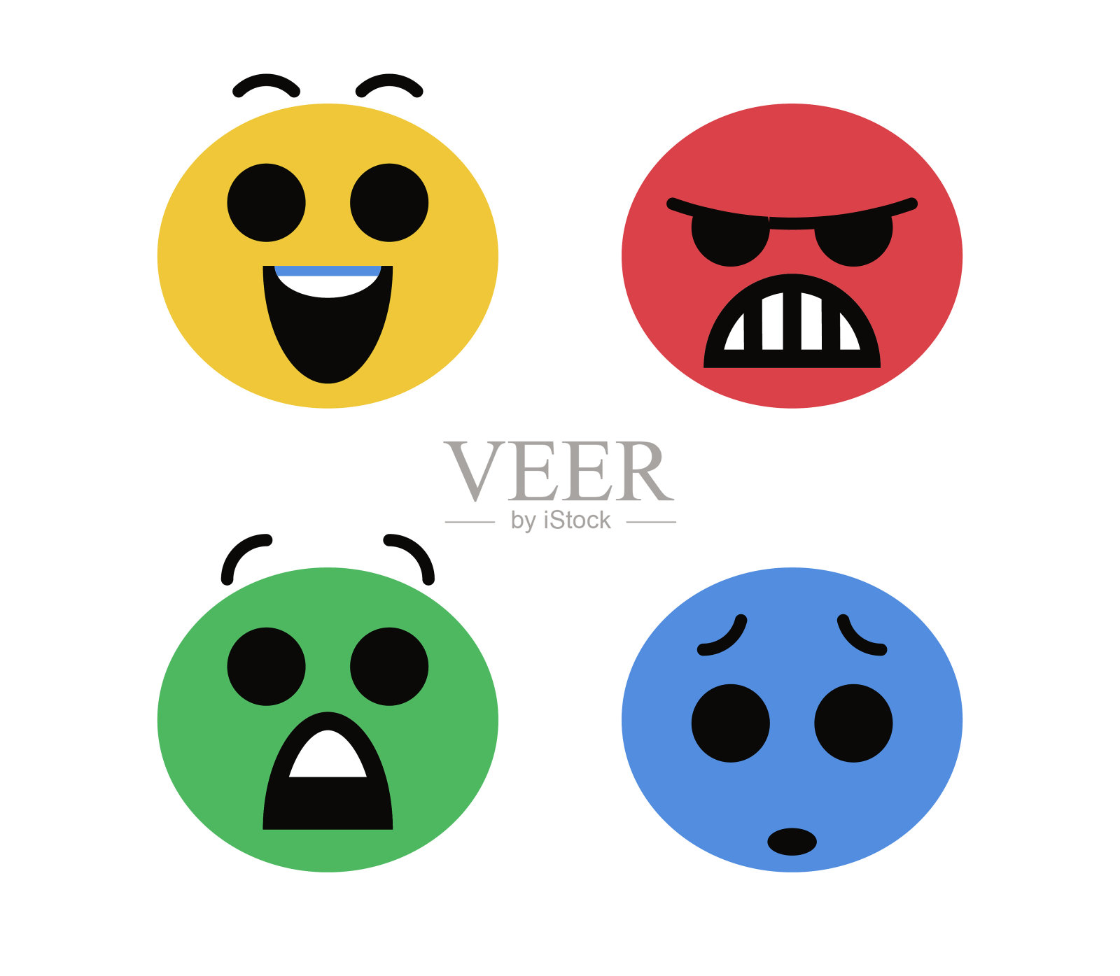 表情符号是基本和必要的情感插画图片素材