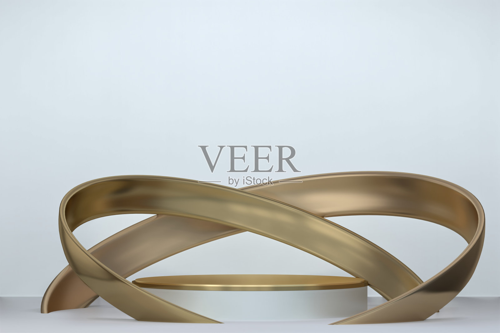 裙白色化妆品的背景白色。三维渲染照片摄影图片