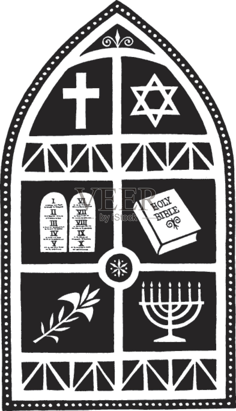 宗教符号插图插画图片素材