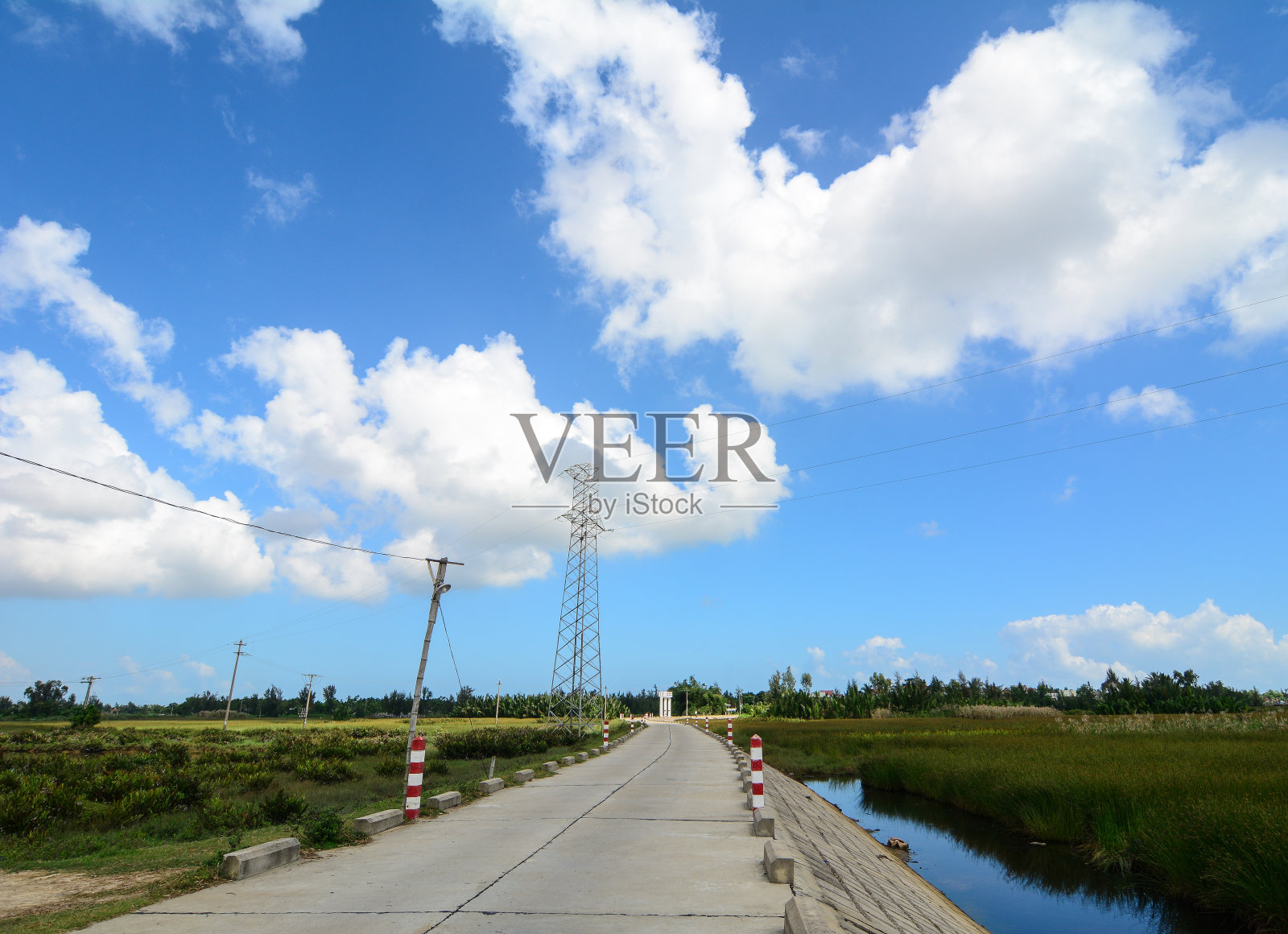 越南会安的乡村风光照片摄影图片