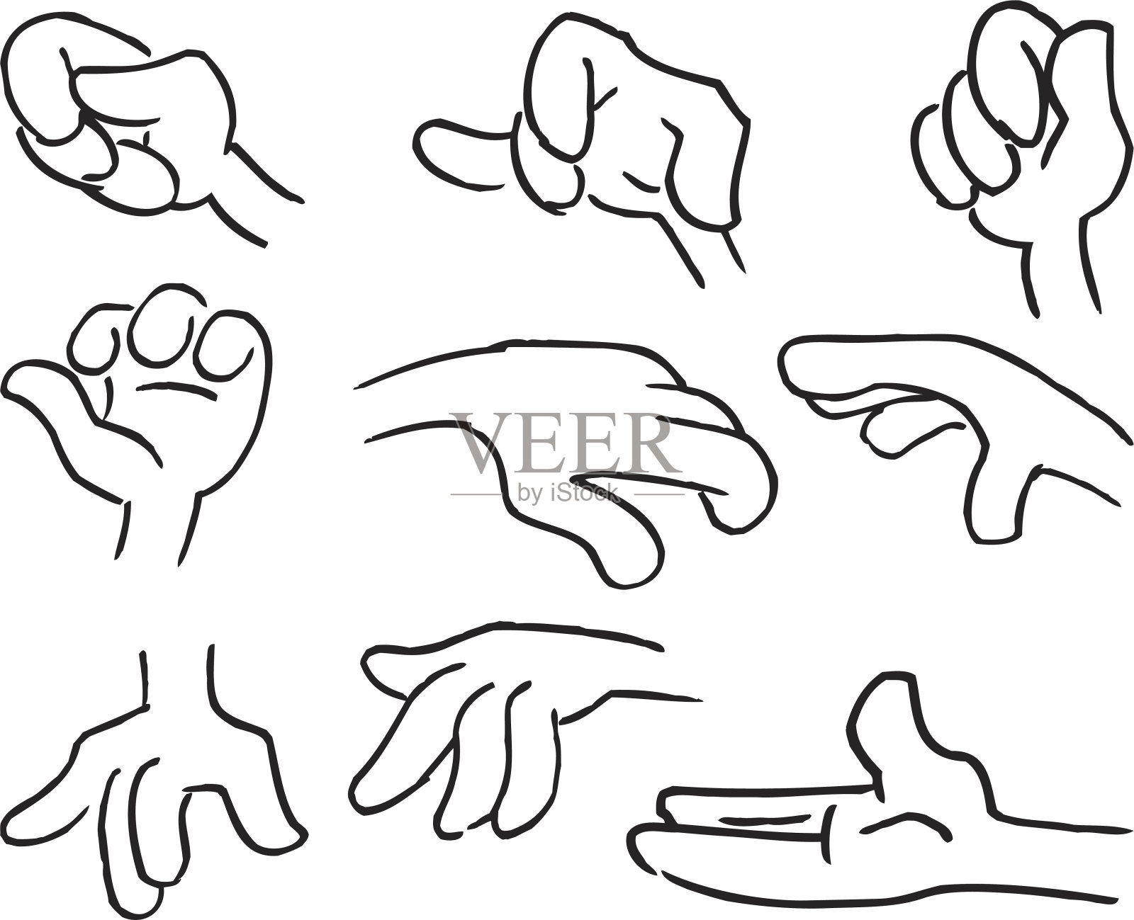 手数据设计元素图片