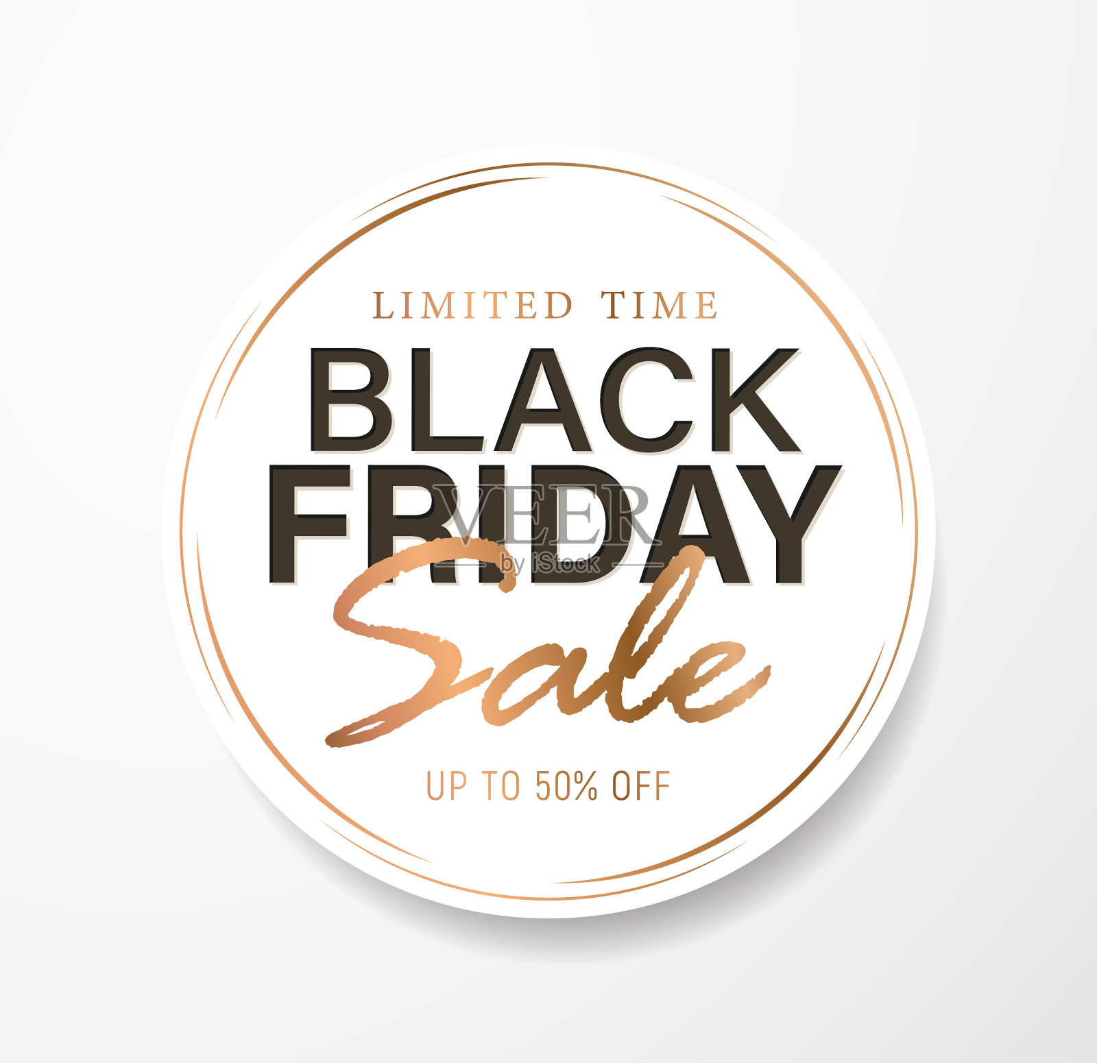 黑色星期五白旗设计元素图片