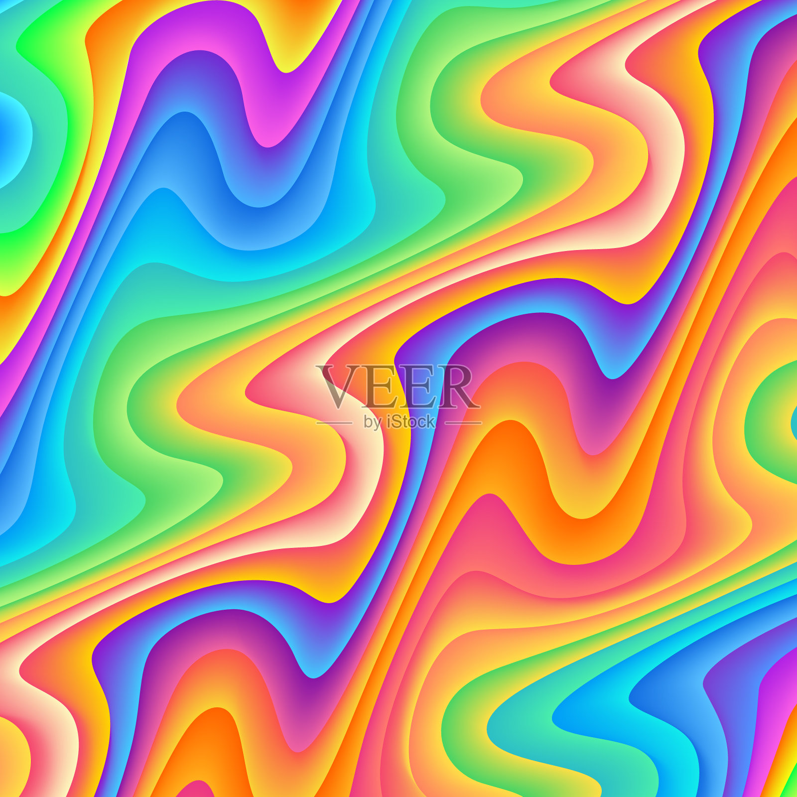 流体颜色抽象背景插画图片素材