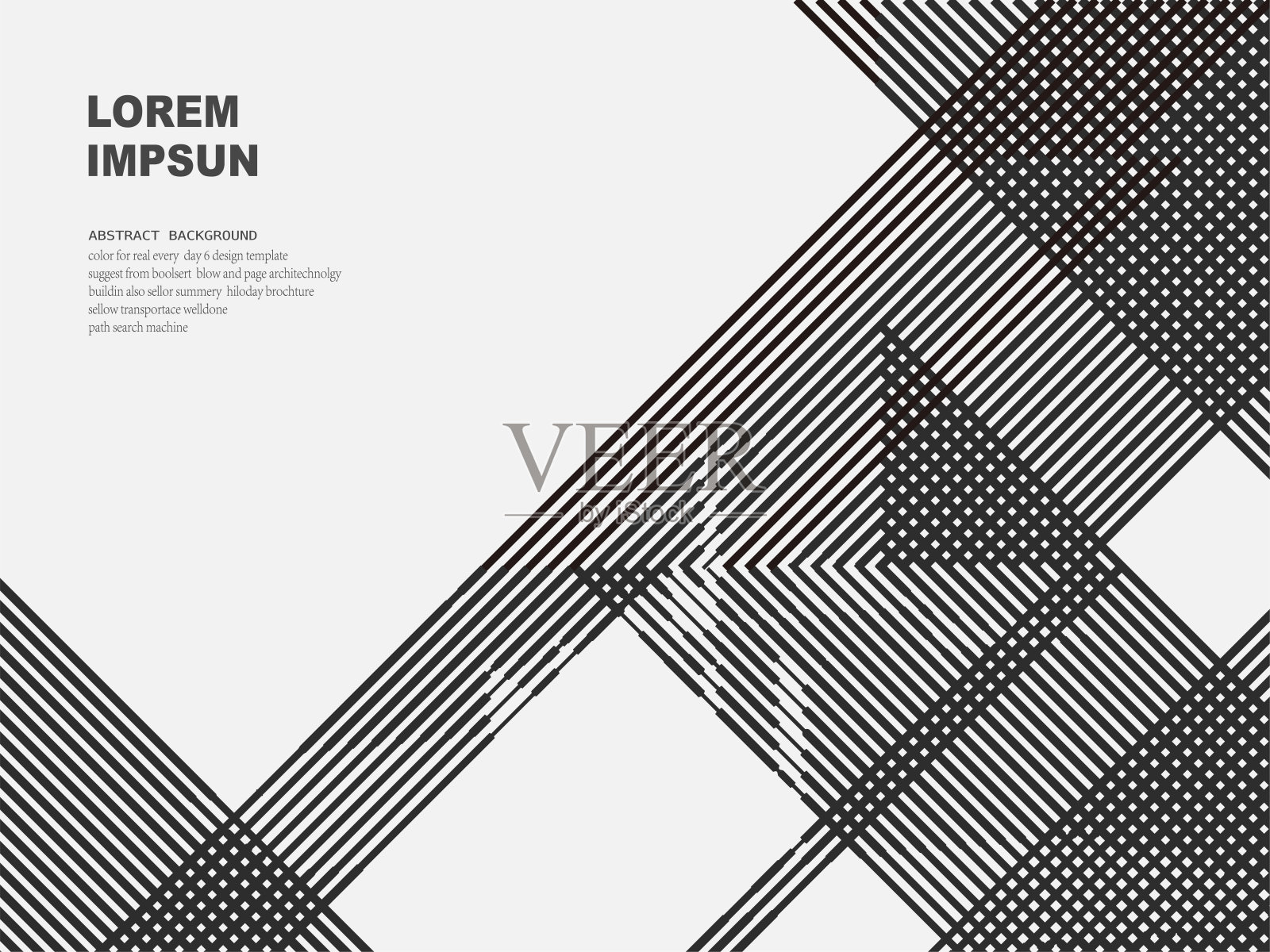 抽象的灰色几何条纹图案华丽的背景插画图片素材