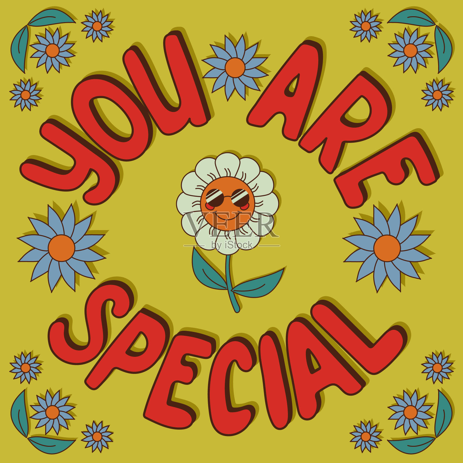 鼓舞人心的卡通排版插图插画图片素材