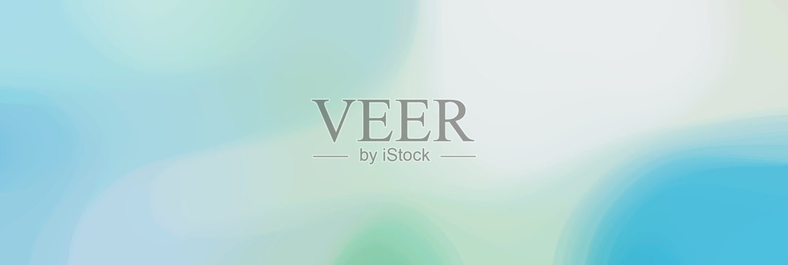 蓝色抽象网页横幅广告背景模板与复制空间插画图片素材