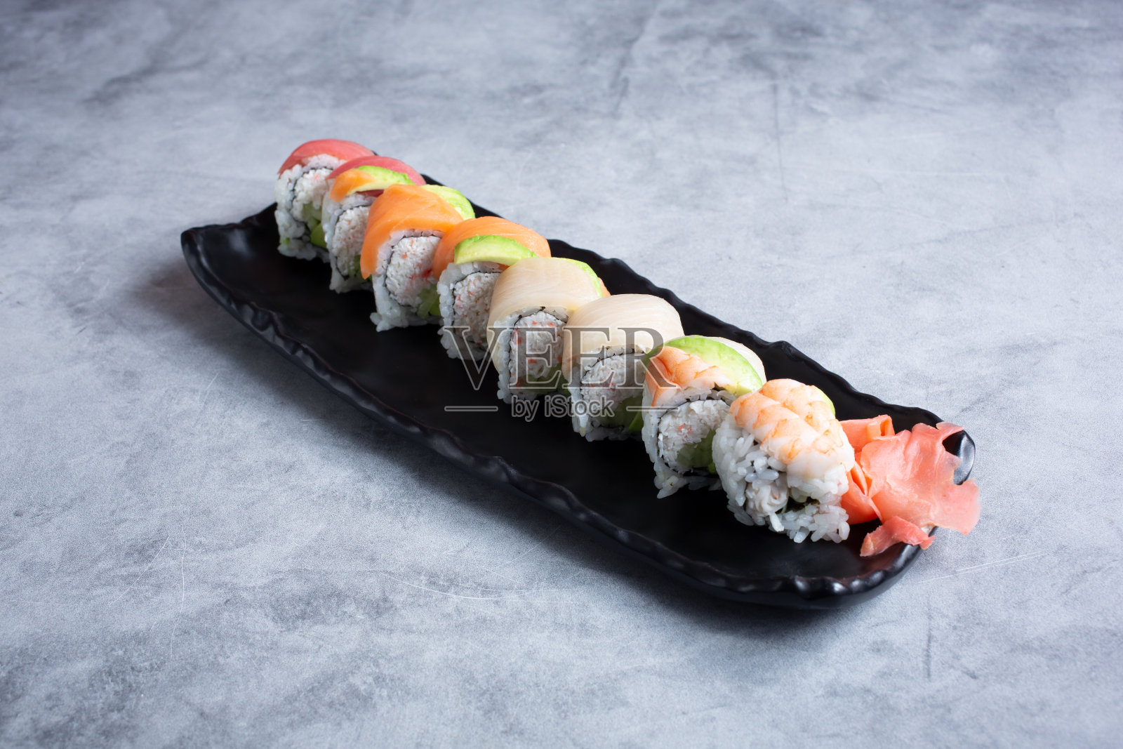 彩虹卷照片摄影图片