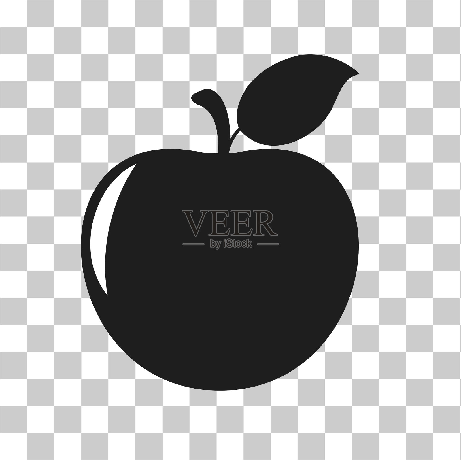 独立苹果图标插画图片素材