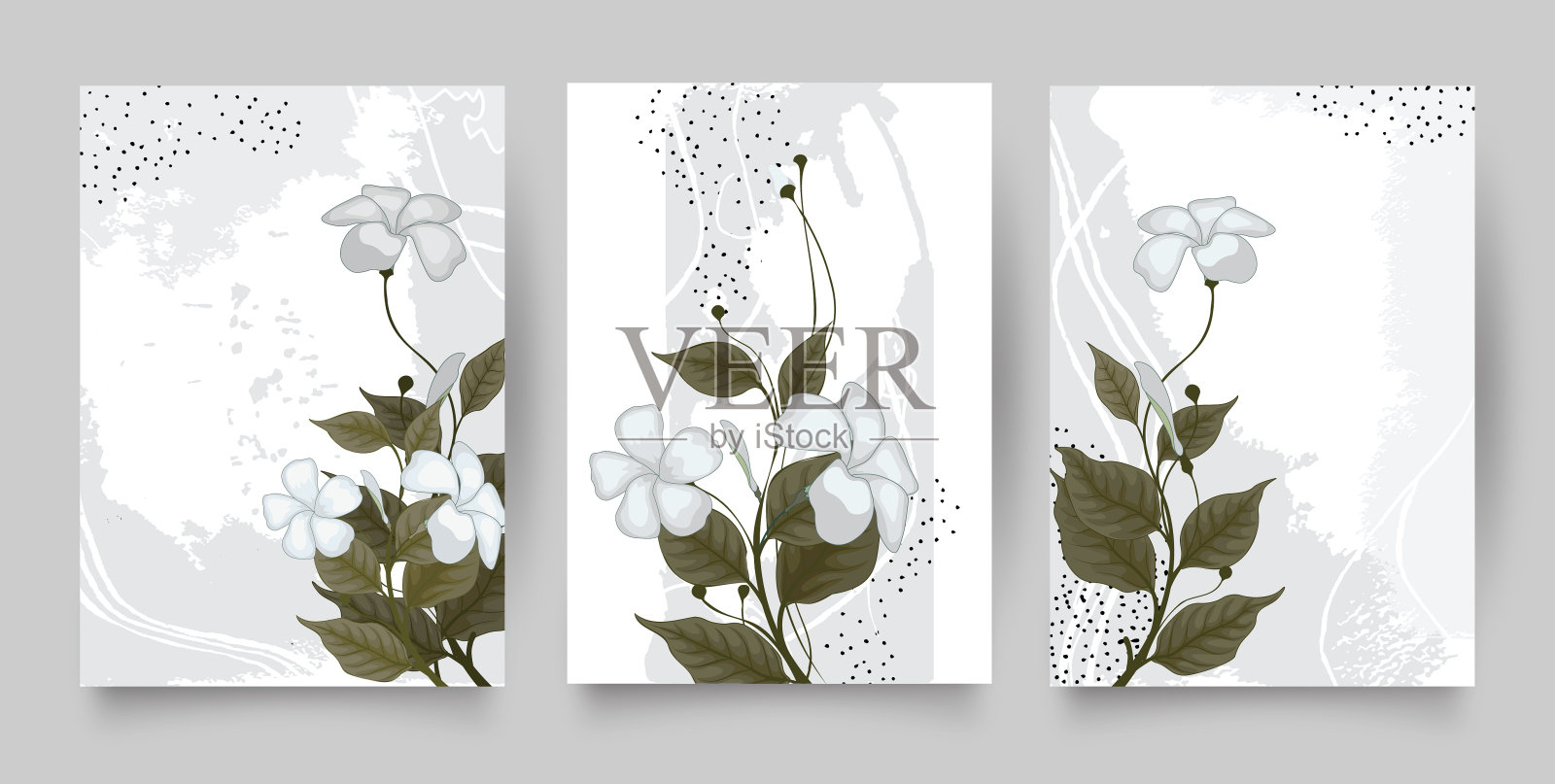 植物墙艺术矢量集。金叶线艺术绘画与水彩。抽象植物艺术设计的墙框印刷品，帆布印刷品，海报，家装，封面，壁纸。插画图片素材