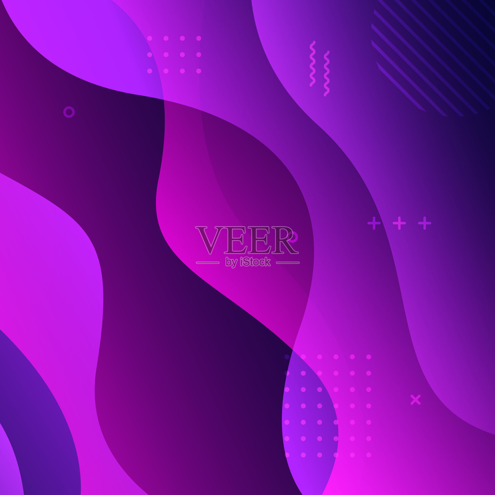 现代液体渐变颜色抽象背景插画图片素材