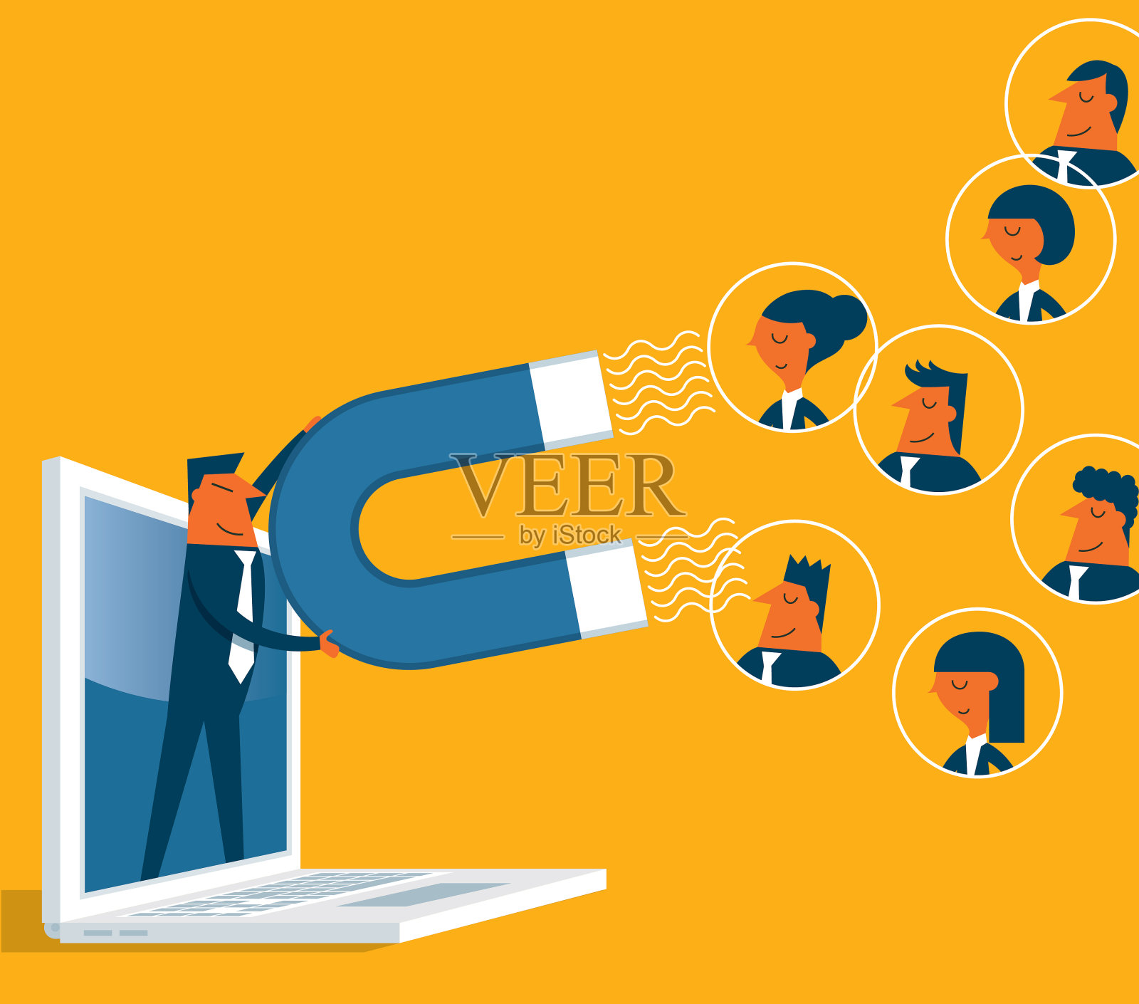 营销策略插画图片素材