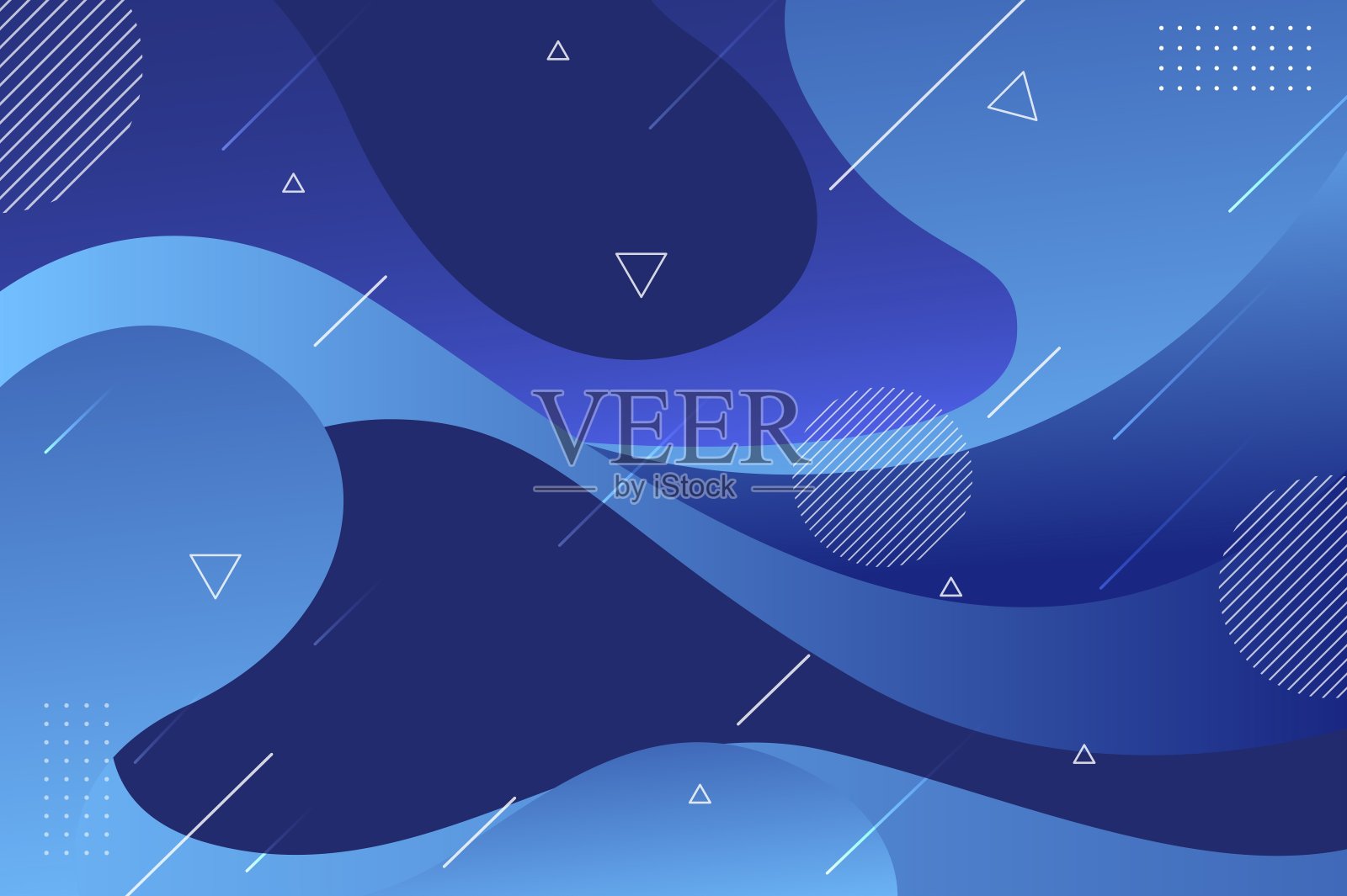 现代液体梯度颜色抽象背景插画图片素材