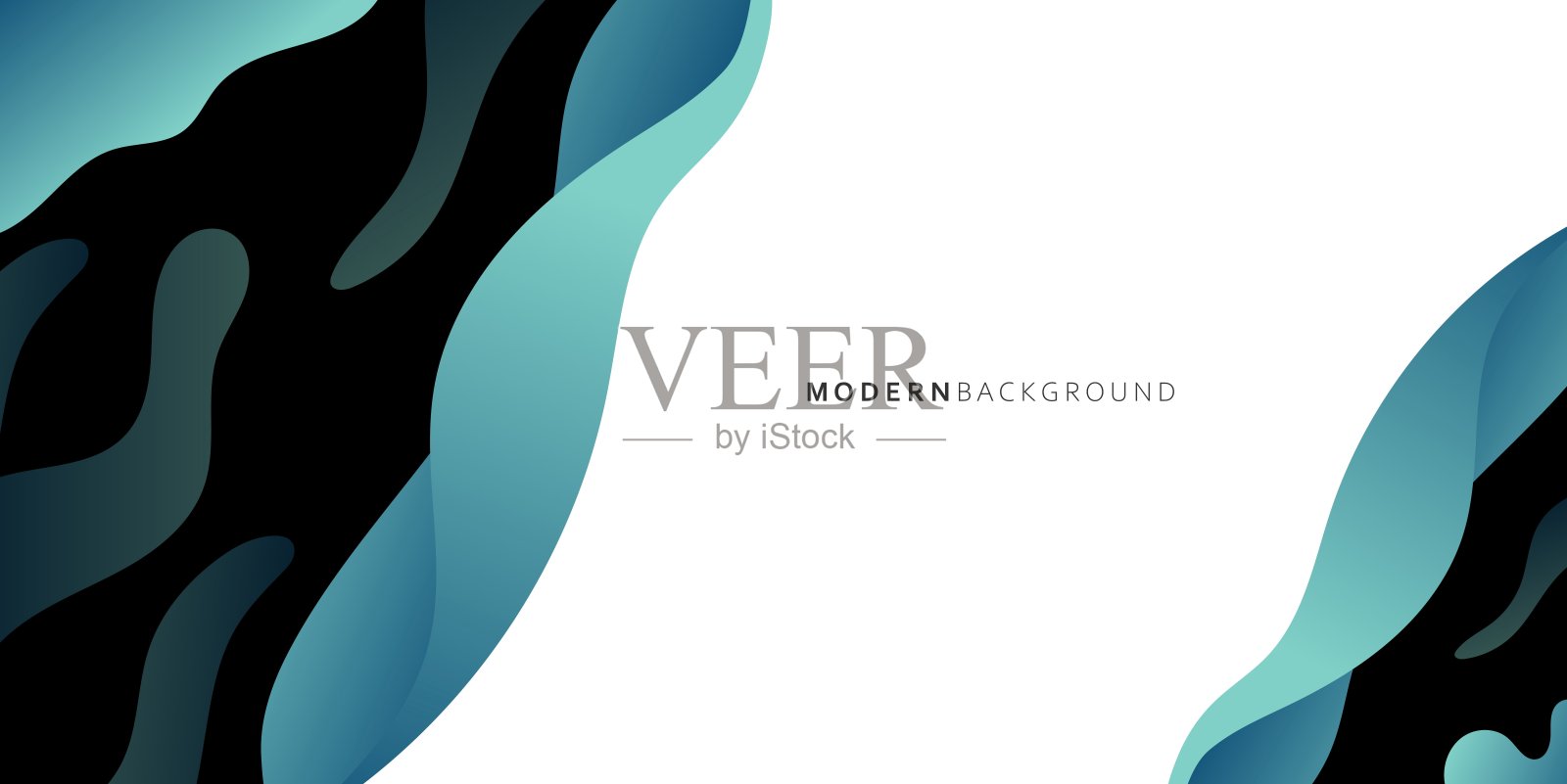 现代液体梯度颜色抽象背景插画图片素材