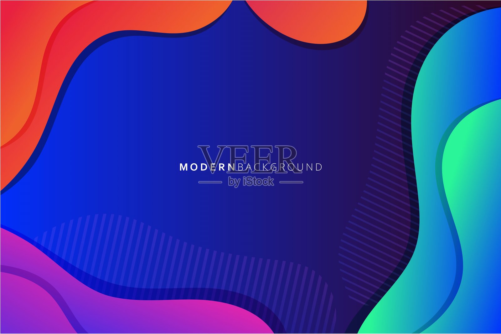 现代液体梯度颜色抽象背景插画图片素材