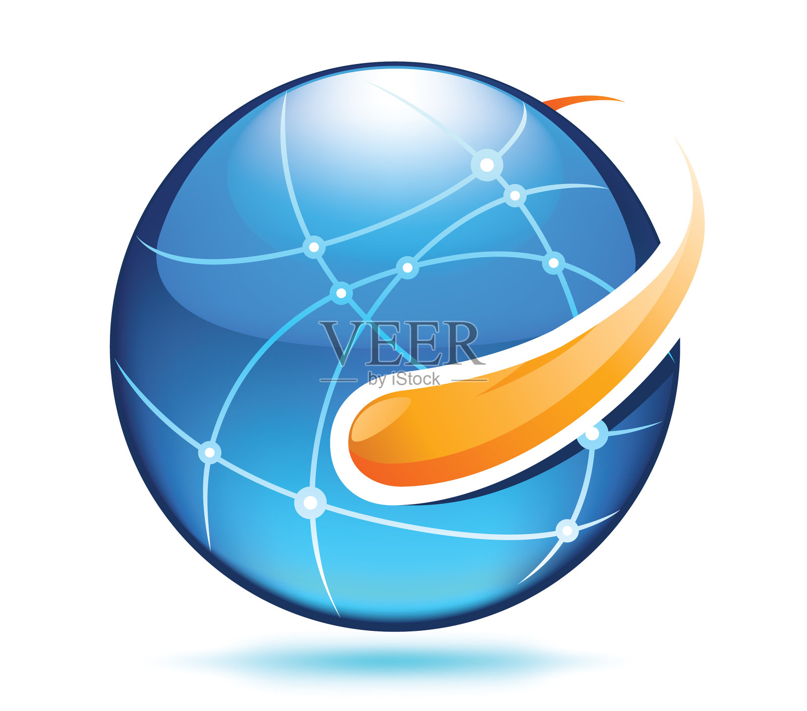 全球网络图标插画图片素材