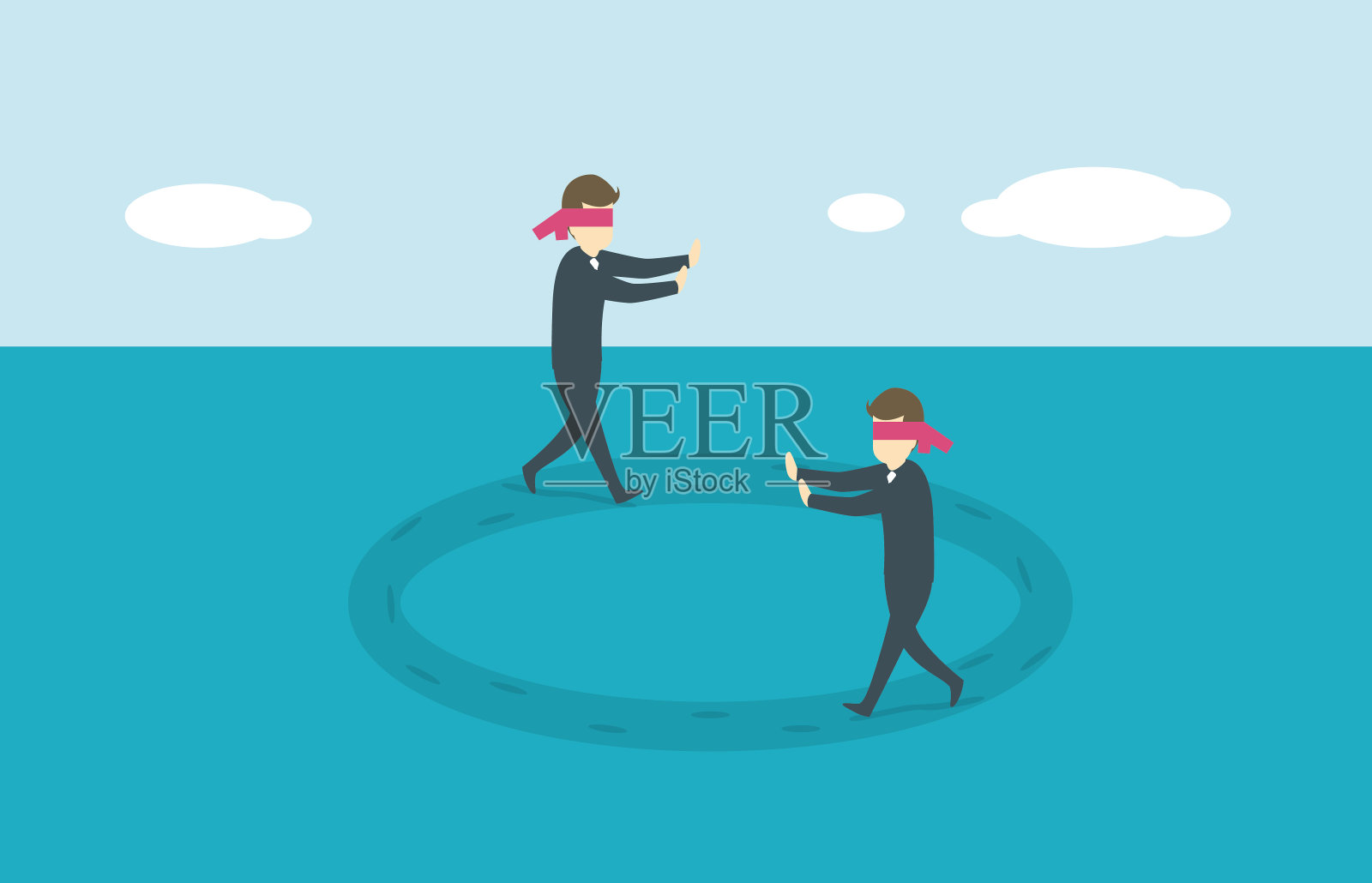 圆插画图片素材