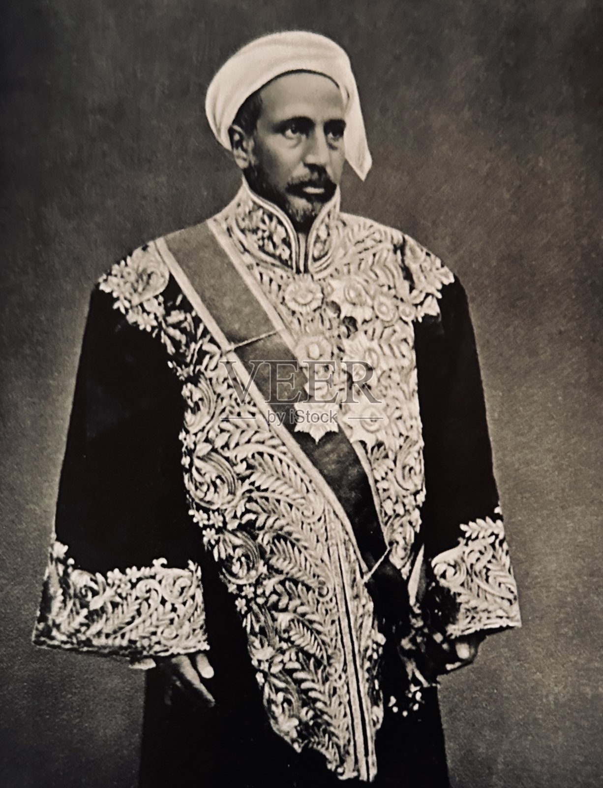 麦加的大谢里夫，Aun-er Rafiq插画图片素材