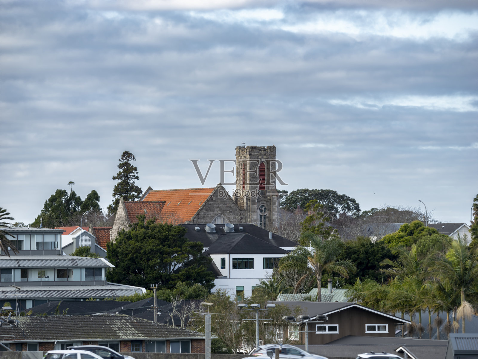 新西兰奥克兰圣卢克长老会教堂照片摄影图片