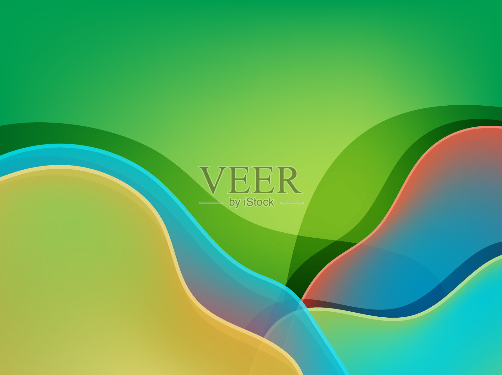 背景抽象的颜色梯度，阴影和透明度插画图片素材