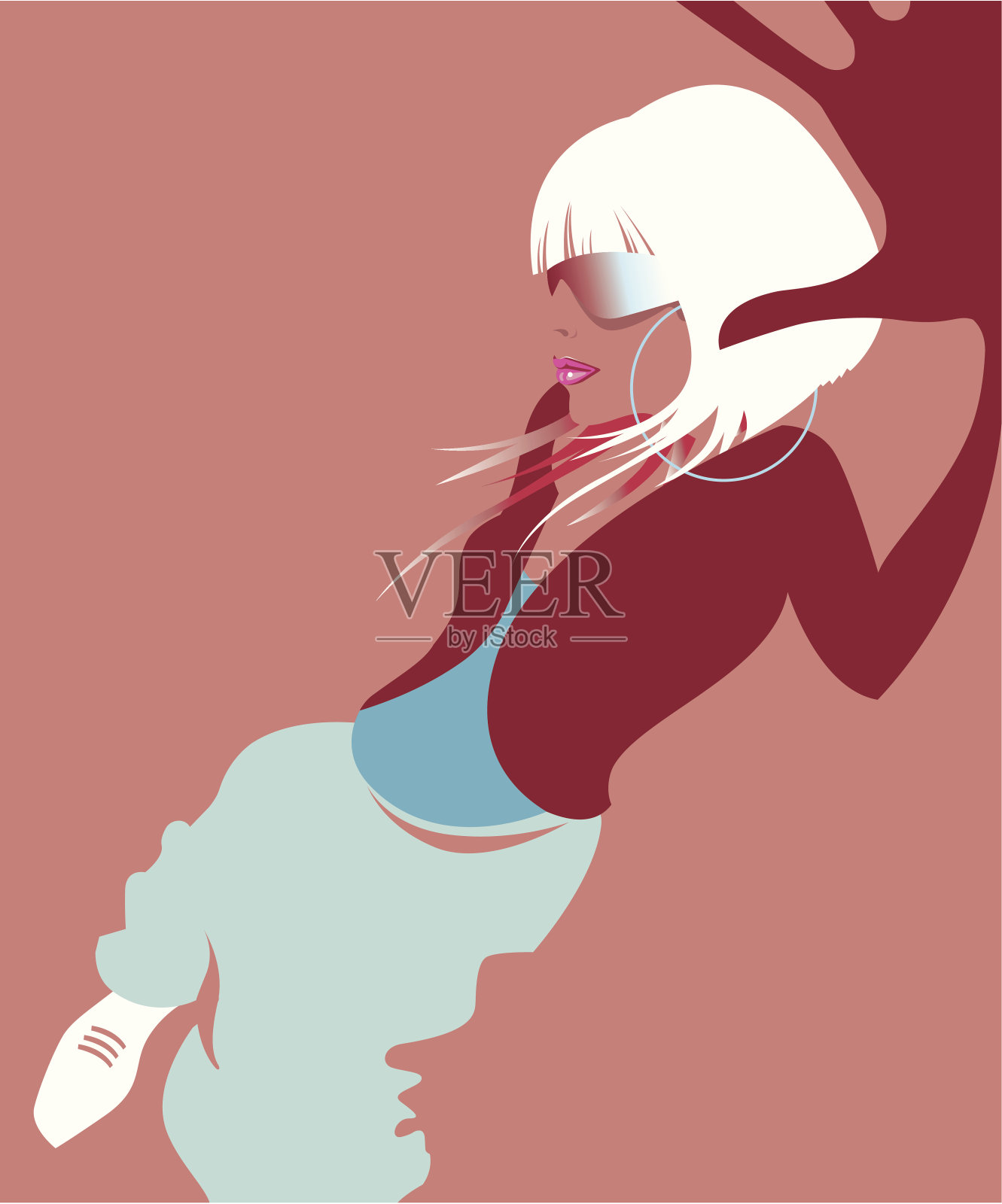 手势插画图片素材