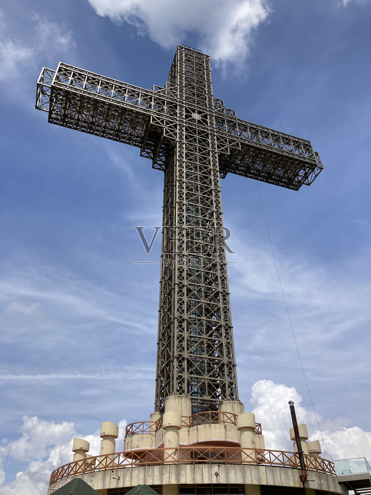 马其顿-斯科普里-伏多诺山-千禧年十字照片摄影图片