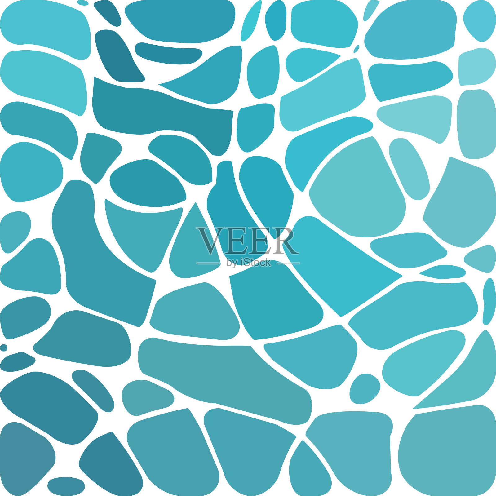 抽象矢量彩色玻璃马赛克背景插画图片素材