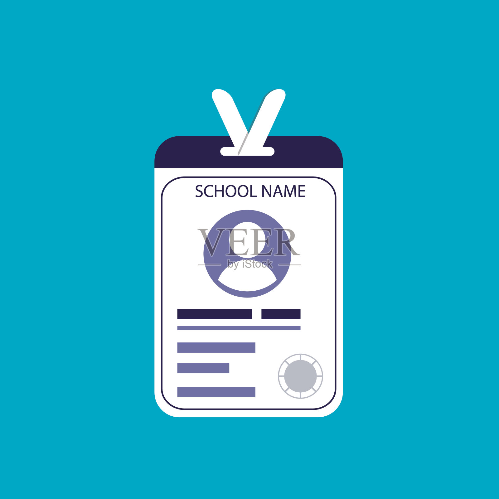 矢量识别卡图标股票插图插画图片素材