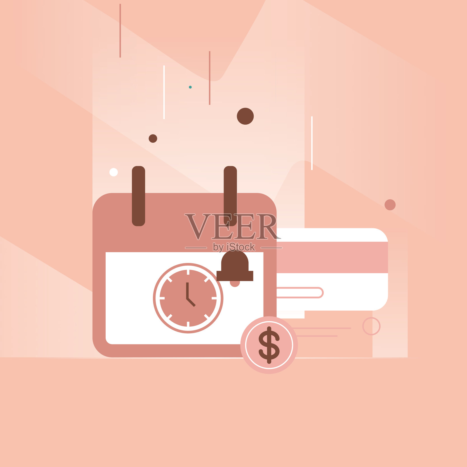 支付提醒，在线支付插画图片素材