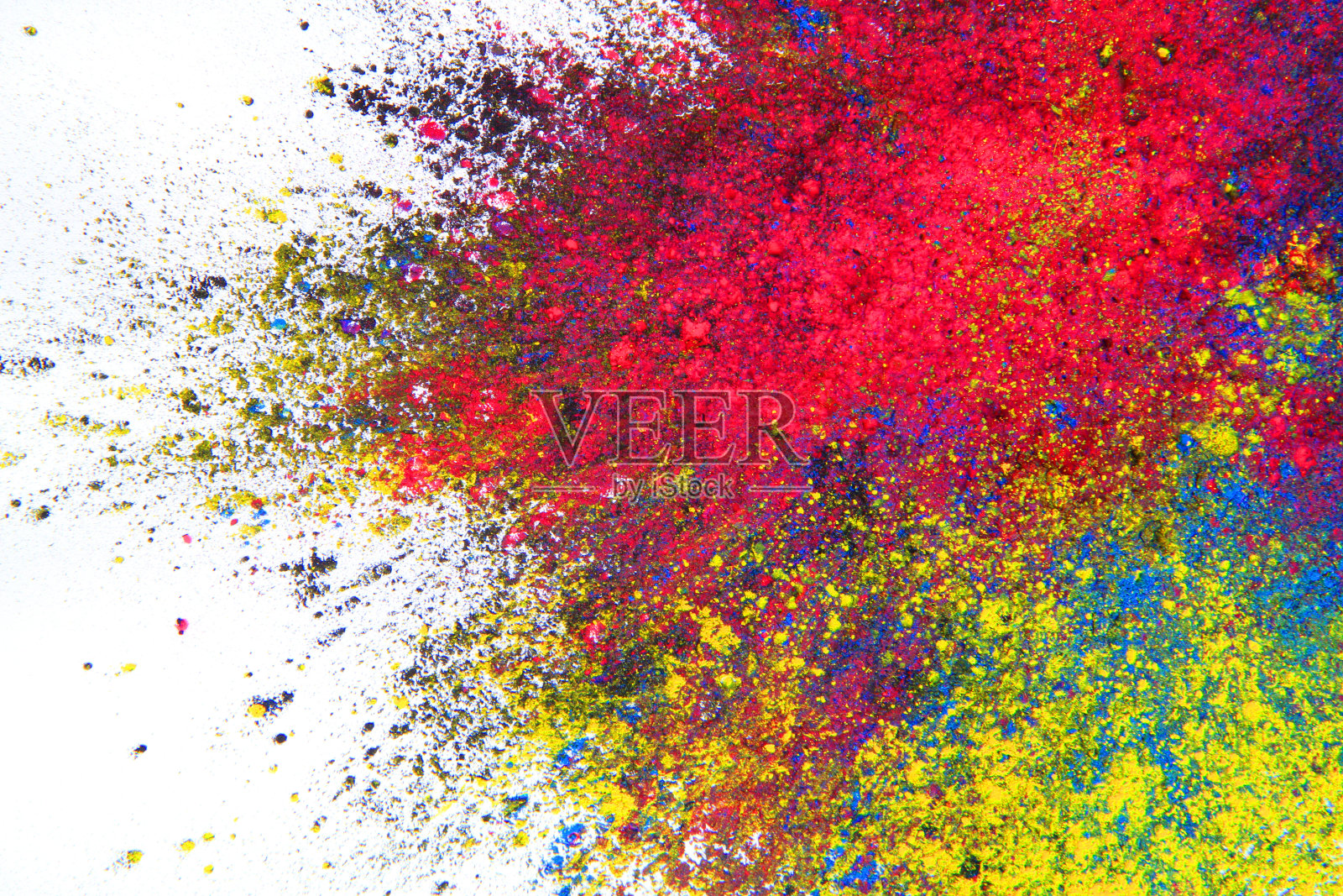 Cmyk激光粉末分离照片摄影图片